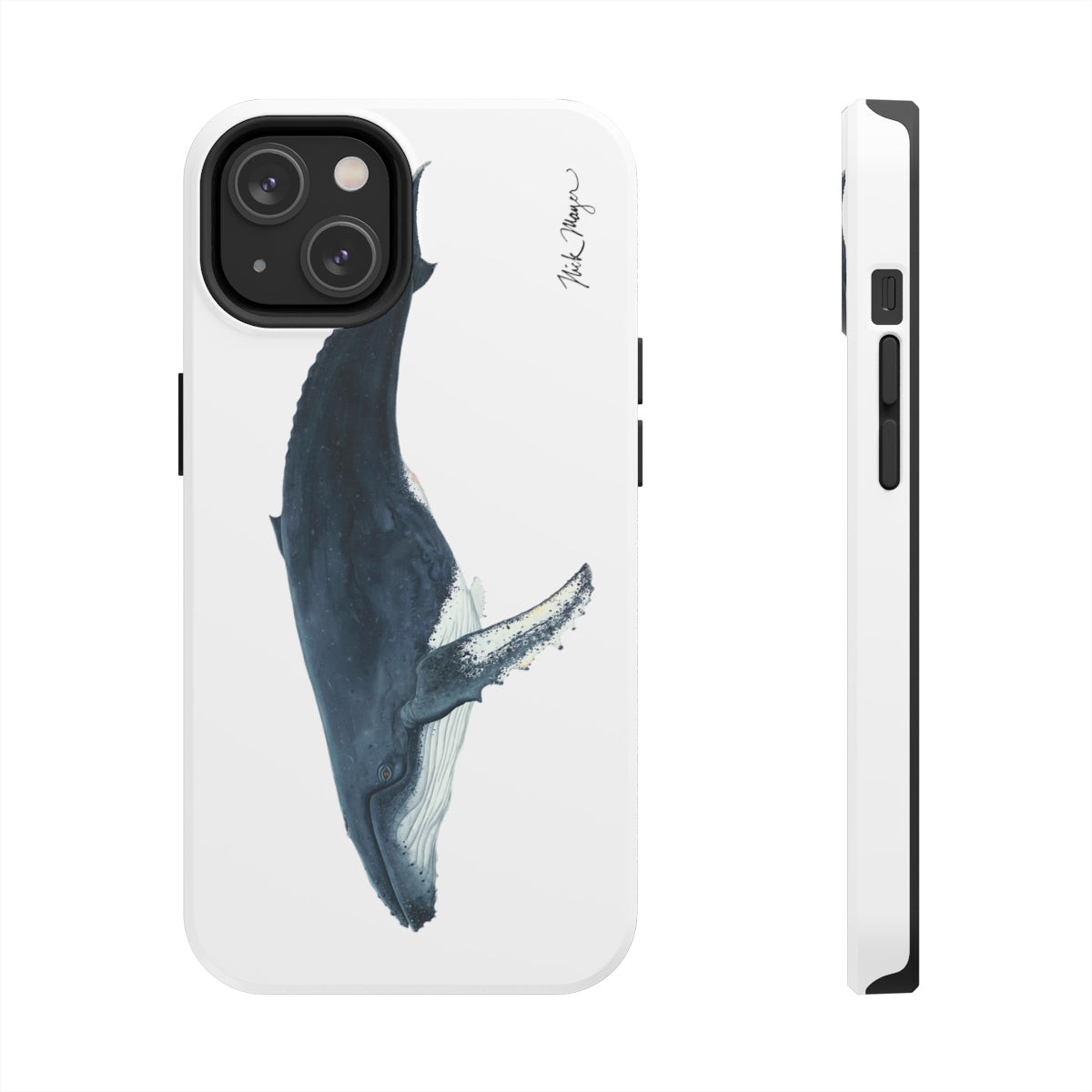 Humpback Whale iPhone Case - Durable and Lightweight Design