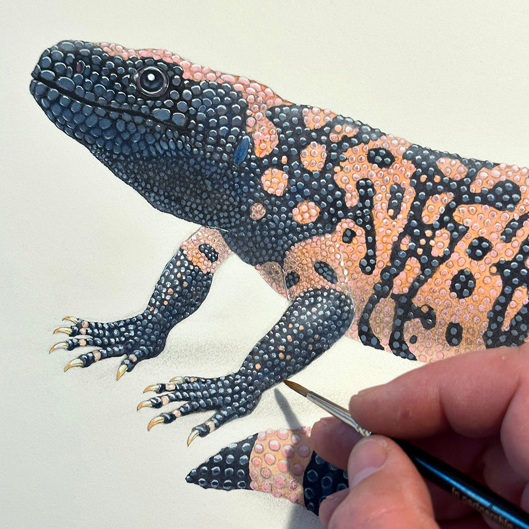 New Painting:  Gila Monster