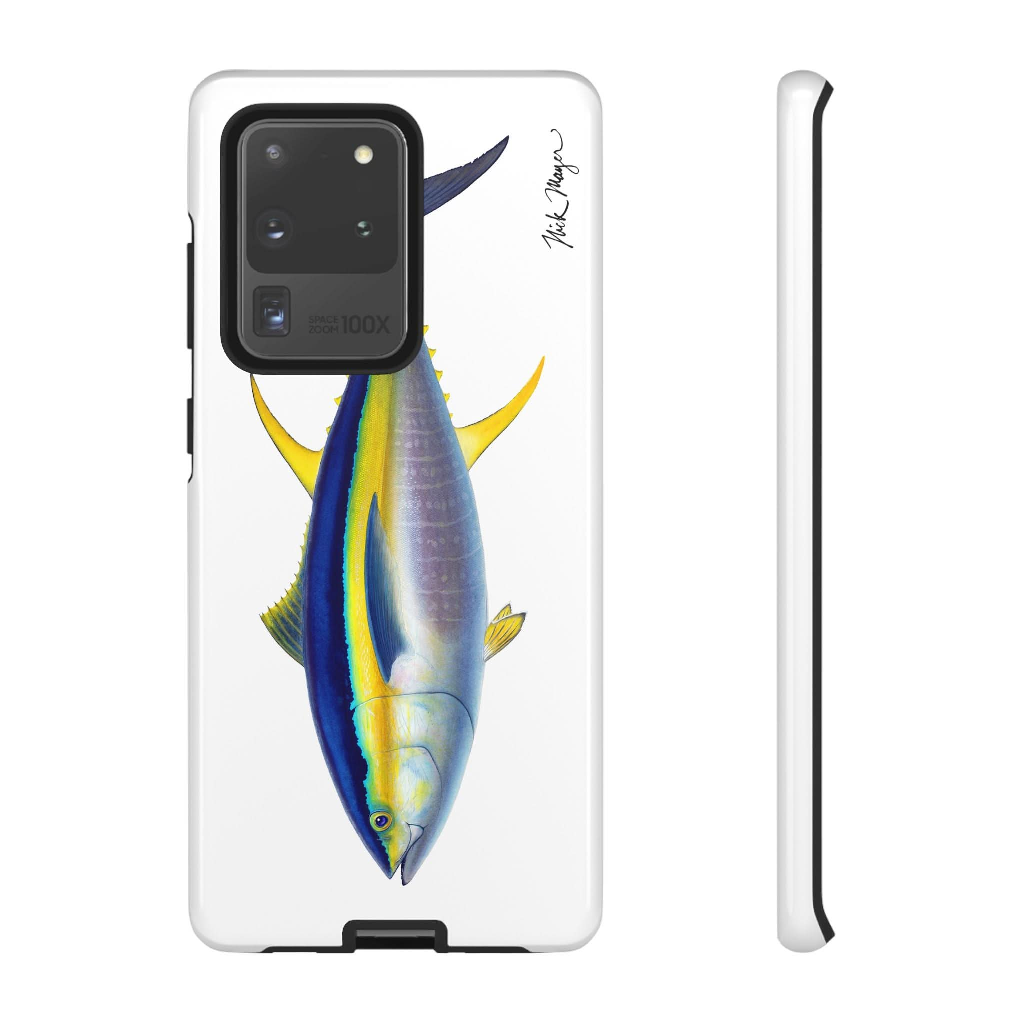 Yellowfin Tuna White Phone Case (Samsung)