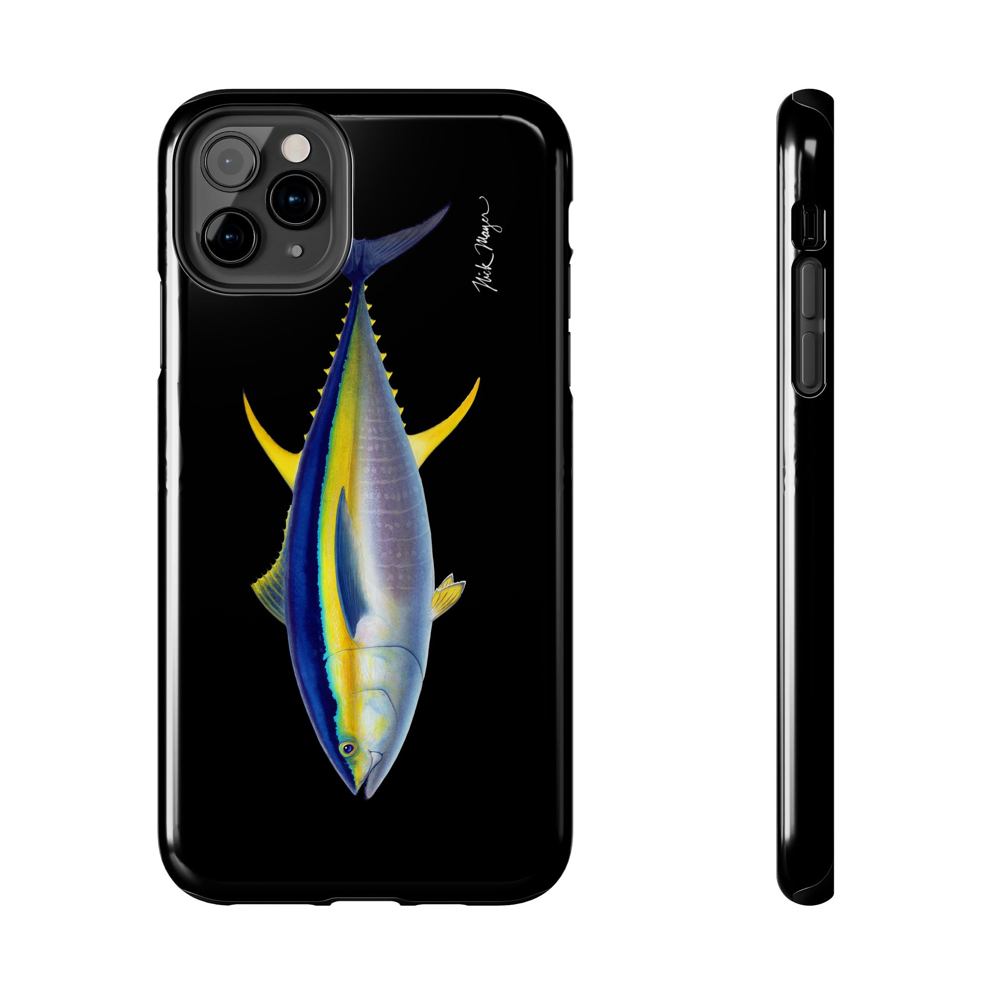 Yellowfin Tuna Black Phone Case (iPhone)