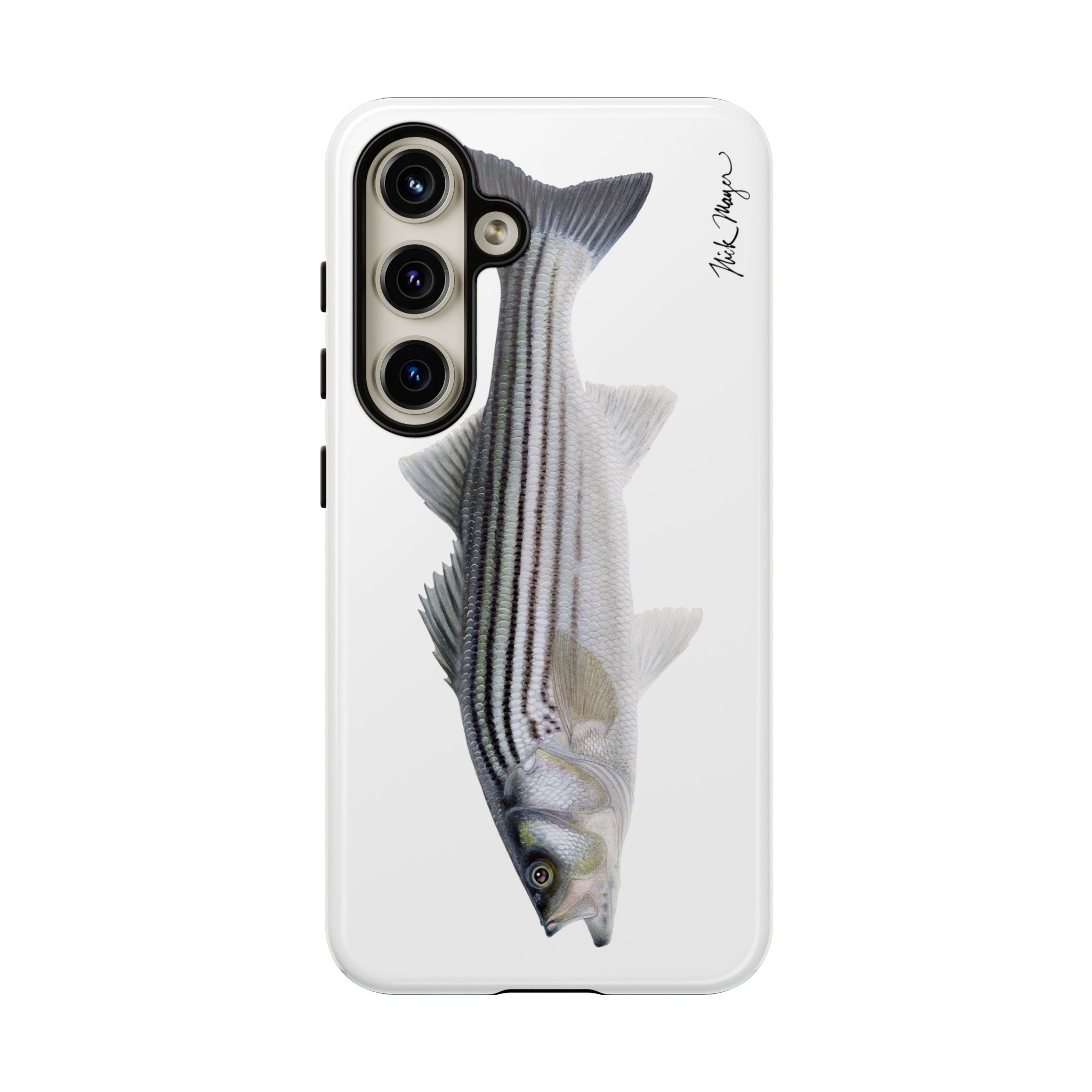 Schoolie Striper White Phone Case (Samsung)