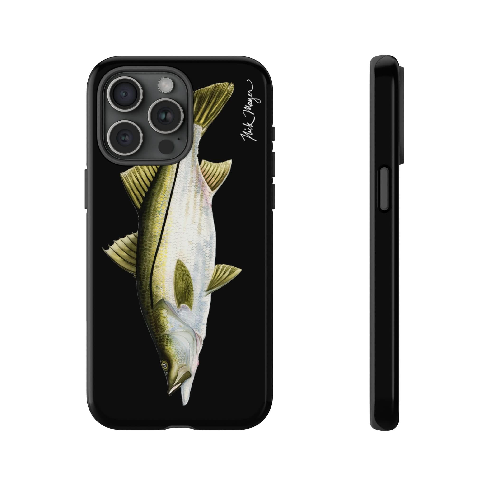 Snook Black iPhone 15 Case