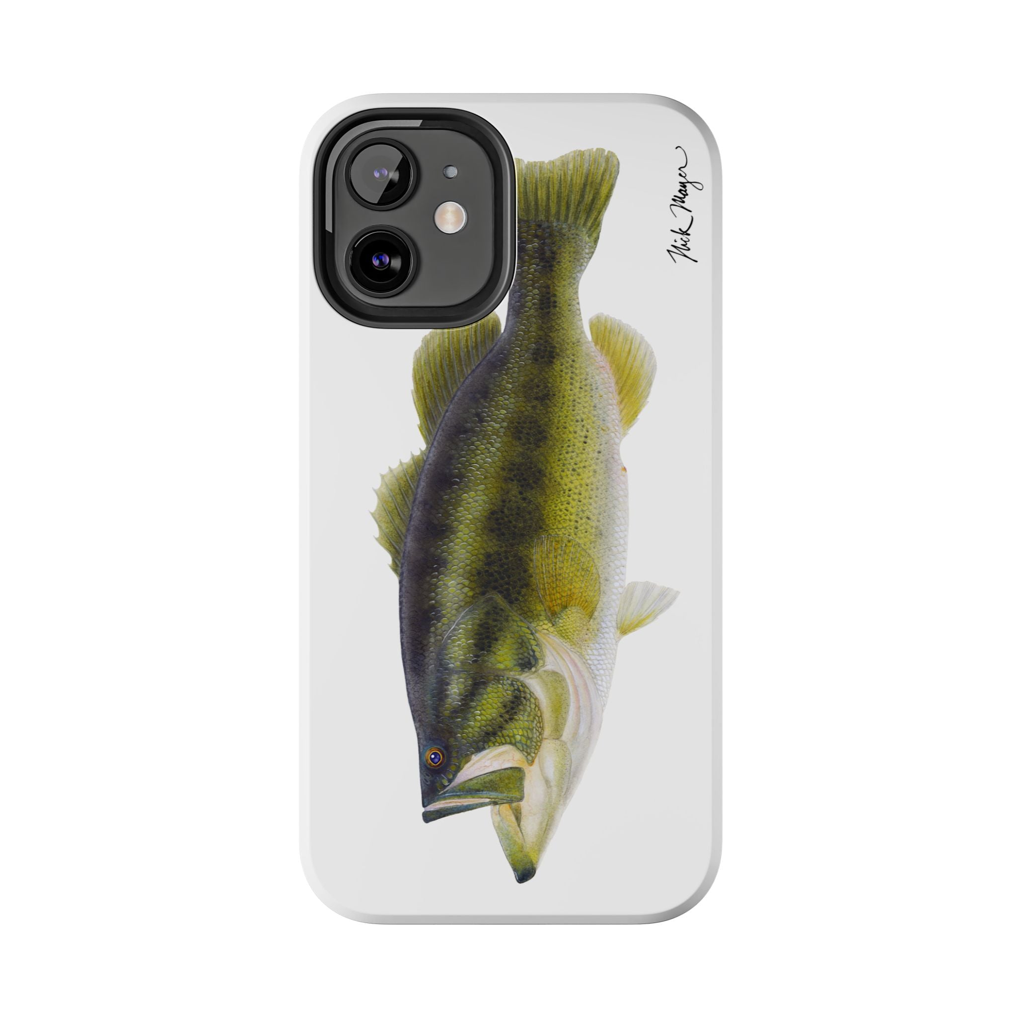 Largemouth Bass White Phone Case (iPhone)