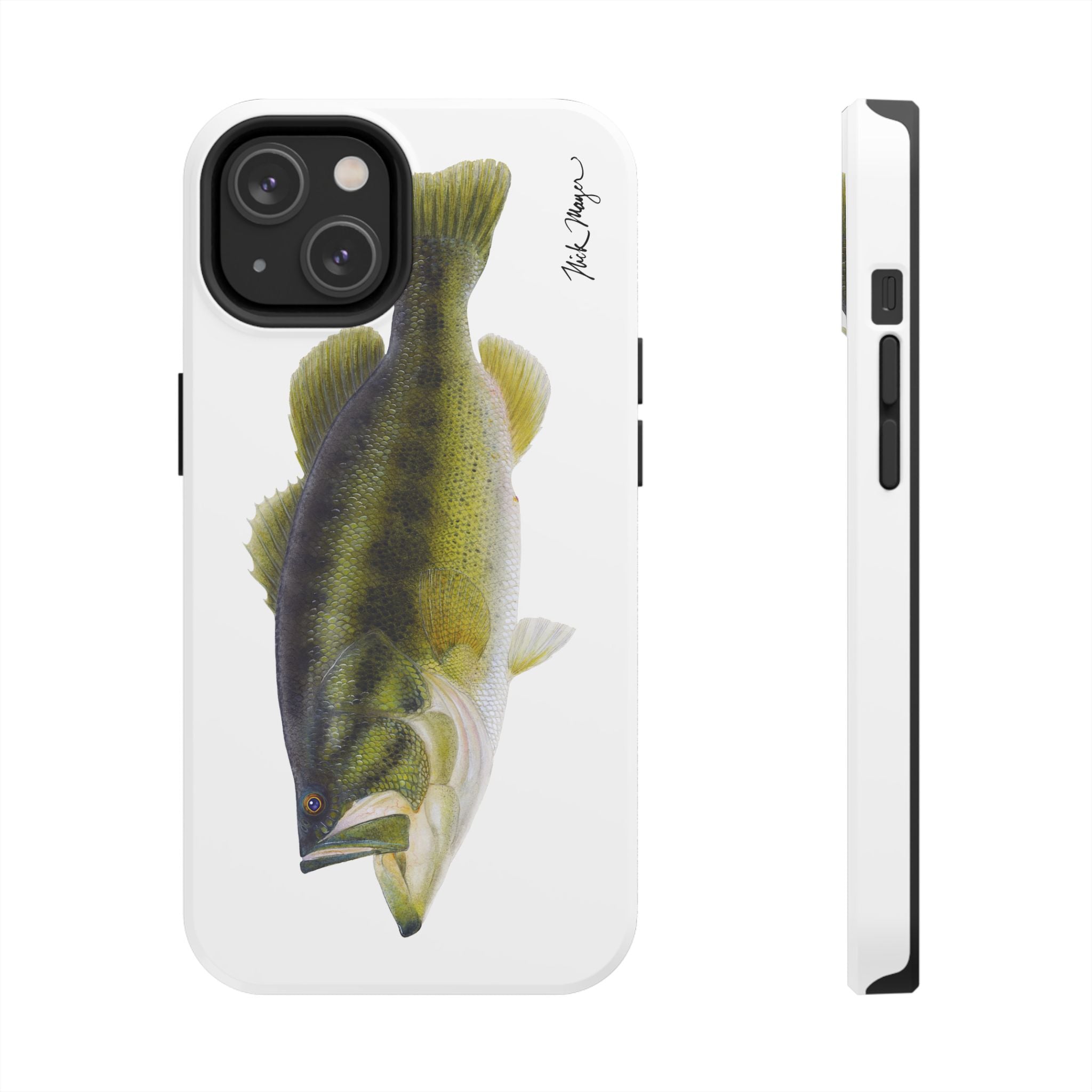 Largemouth Bass White Phone Case (iPhone)