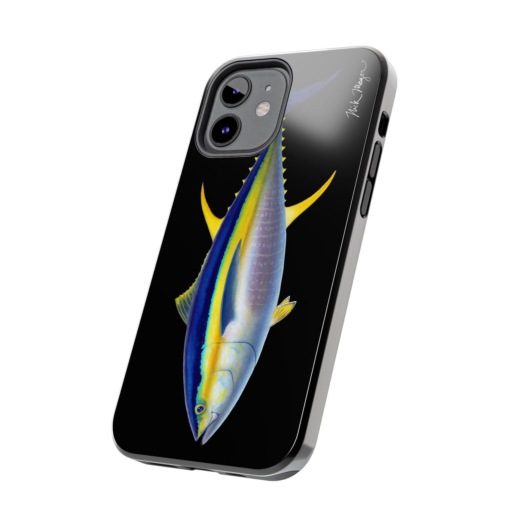 Yellowfin Tuna Black Phone Case (iPhone)