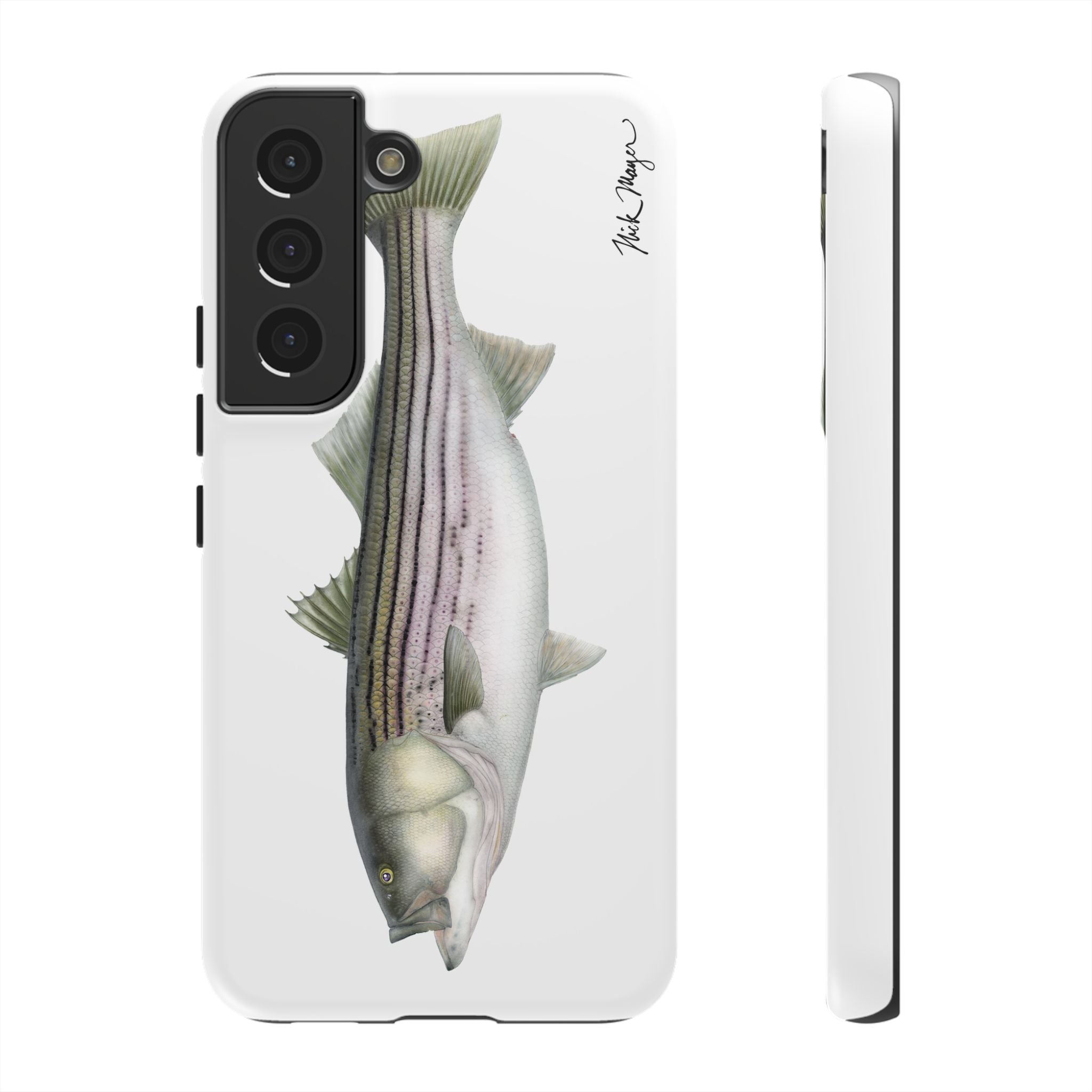 30 lb Striper White Phone Case (Samsung)