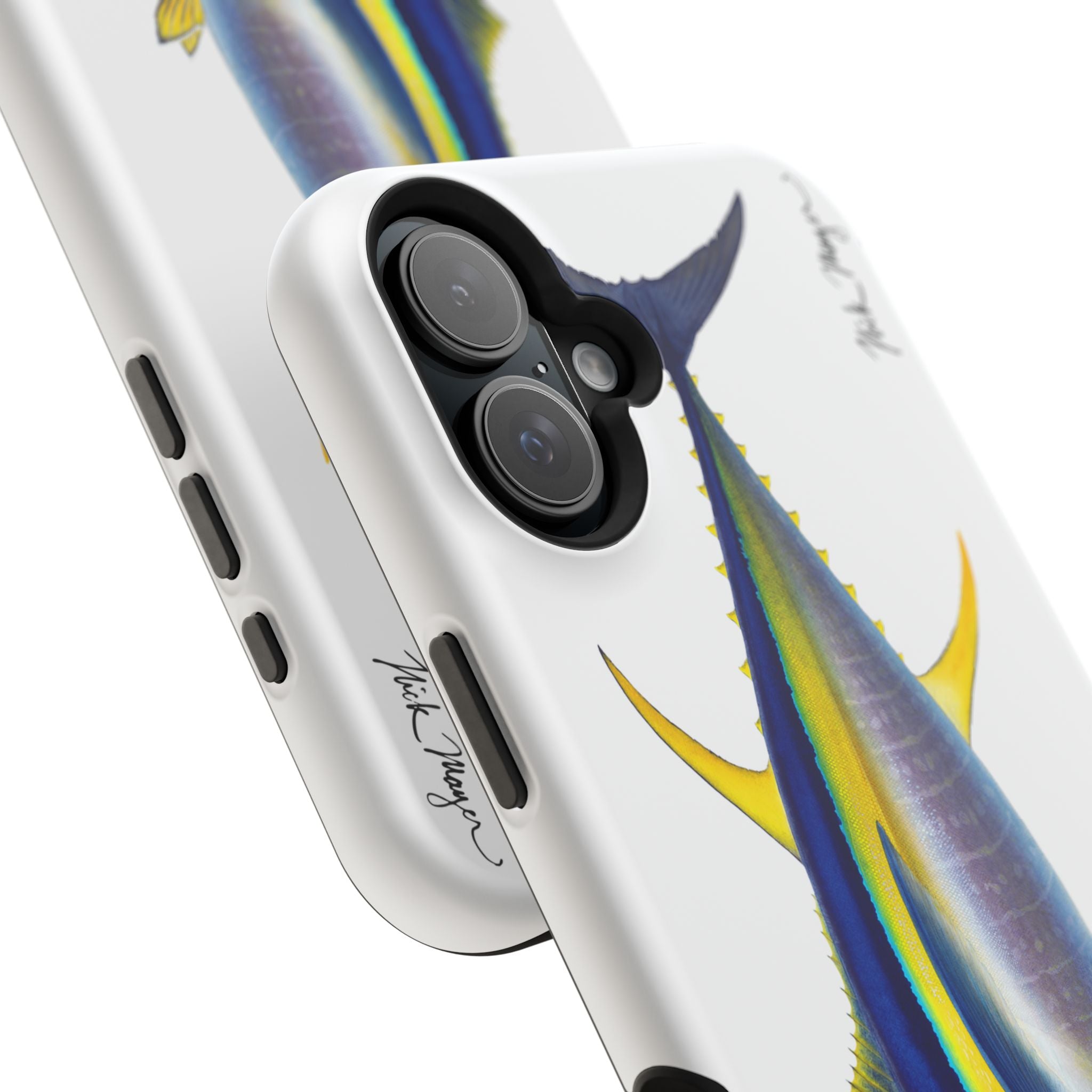 Yellowfin Tuna MagSafe White iPhone Case