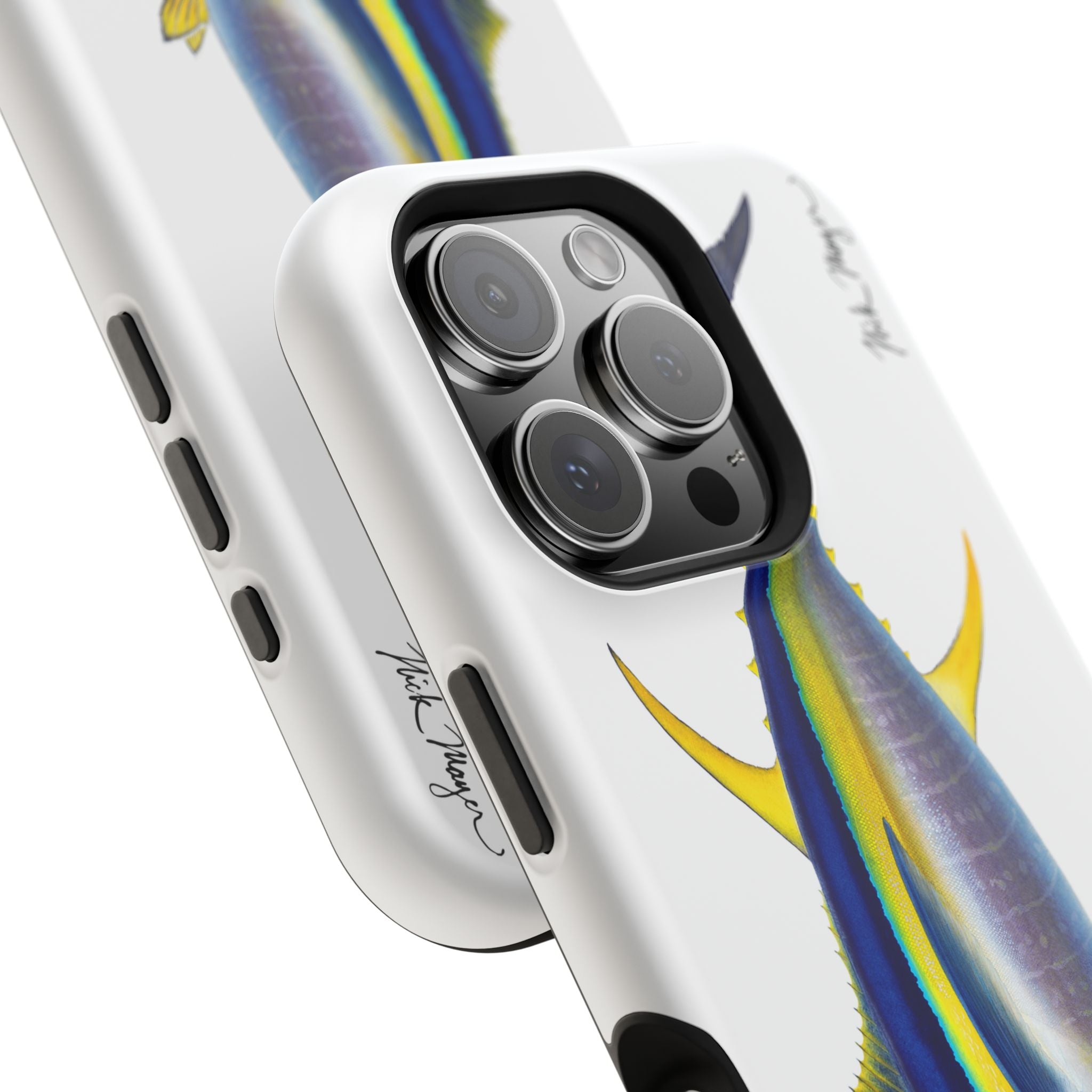 Yellowfin Tuna MagSafe White iPhone Case