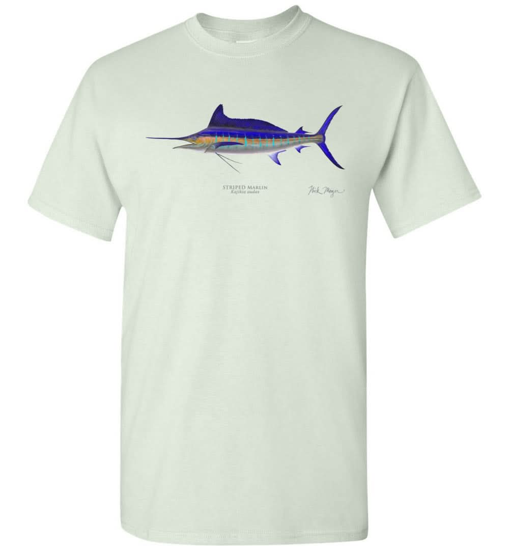 Striped Marlin Premium Comfort Colors Tee