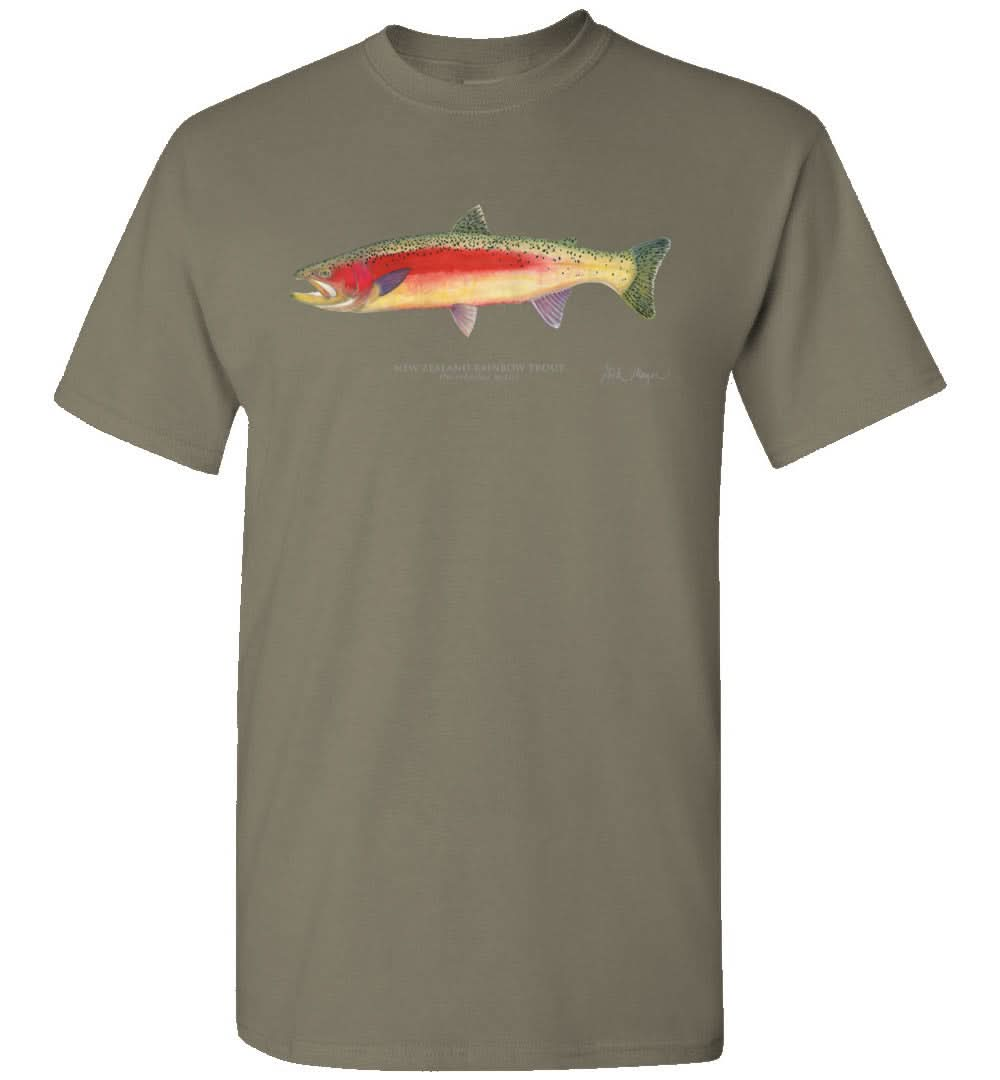 New Zealand Rainbow Trout  Premium Comfort Colors Tee