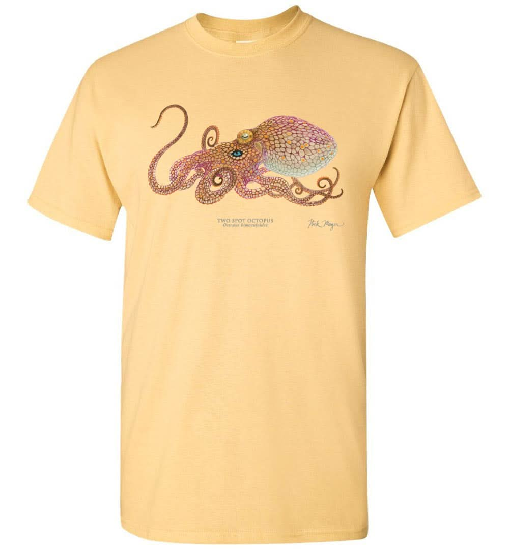 Two Spot Octopus Premium Comfort Colors Tee