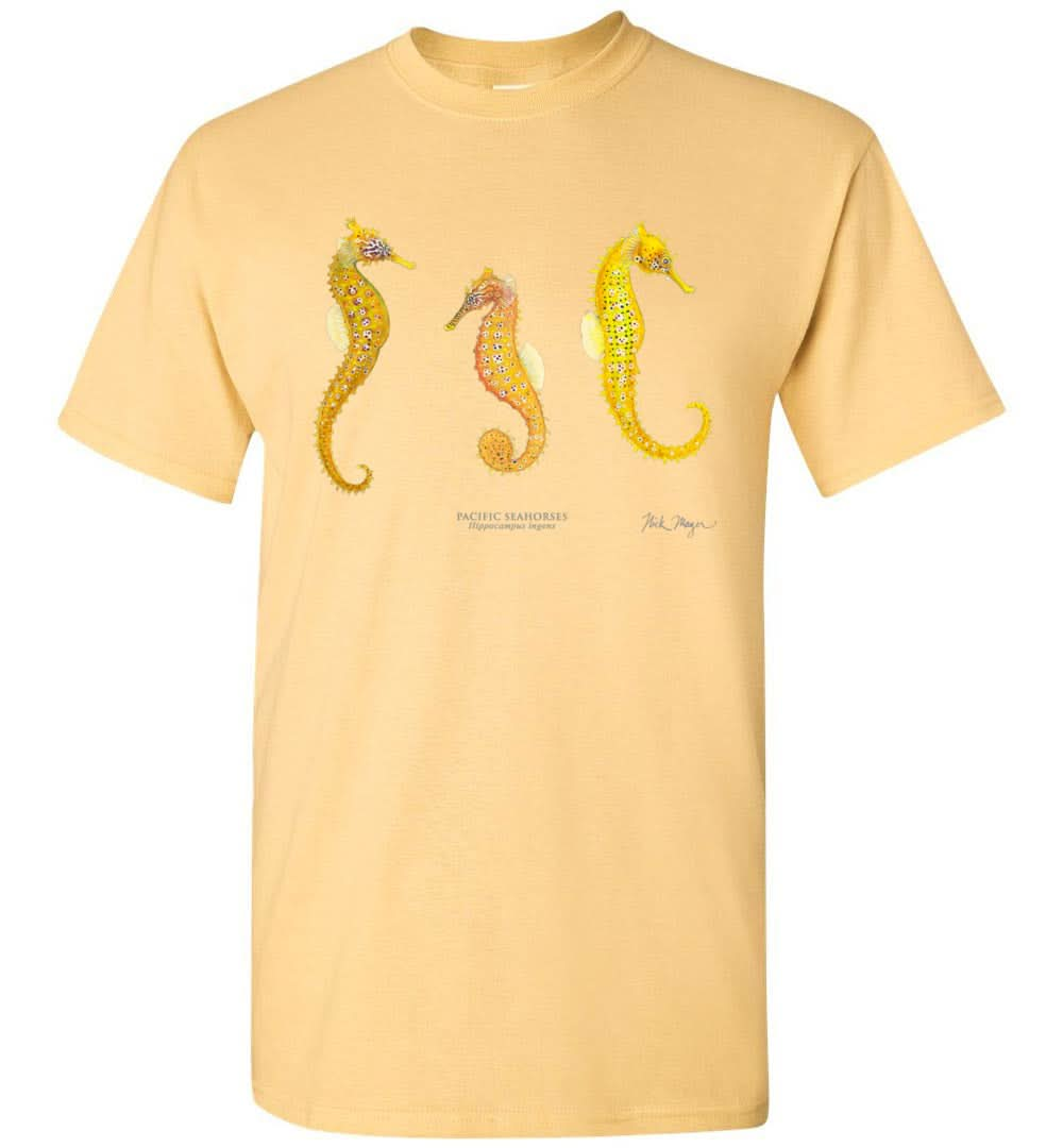 Pacific Seahorses Premium Comfort Colors Tee