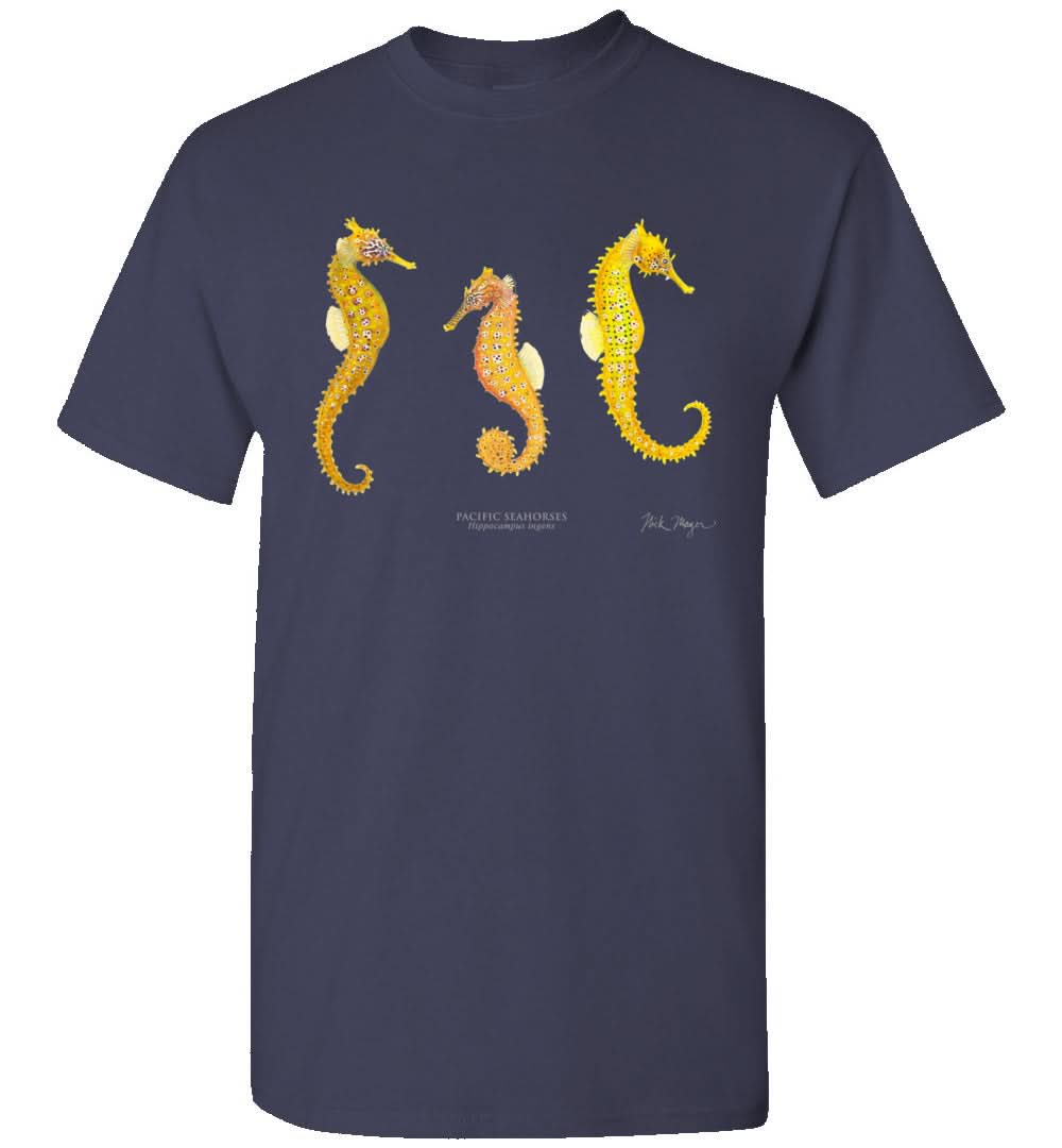 Pacific Seahorses Premium Comfort Colors Tee