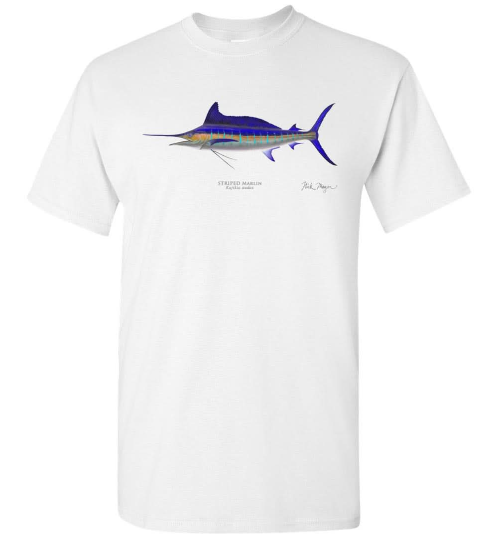 Striped Marlin Premium Comfort Colors Tee