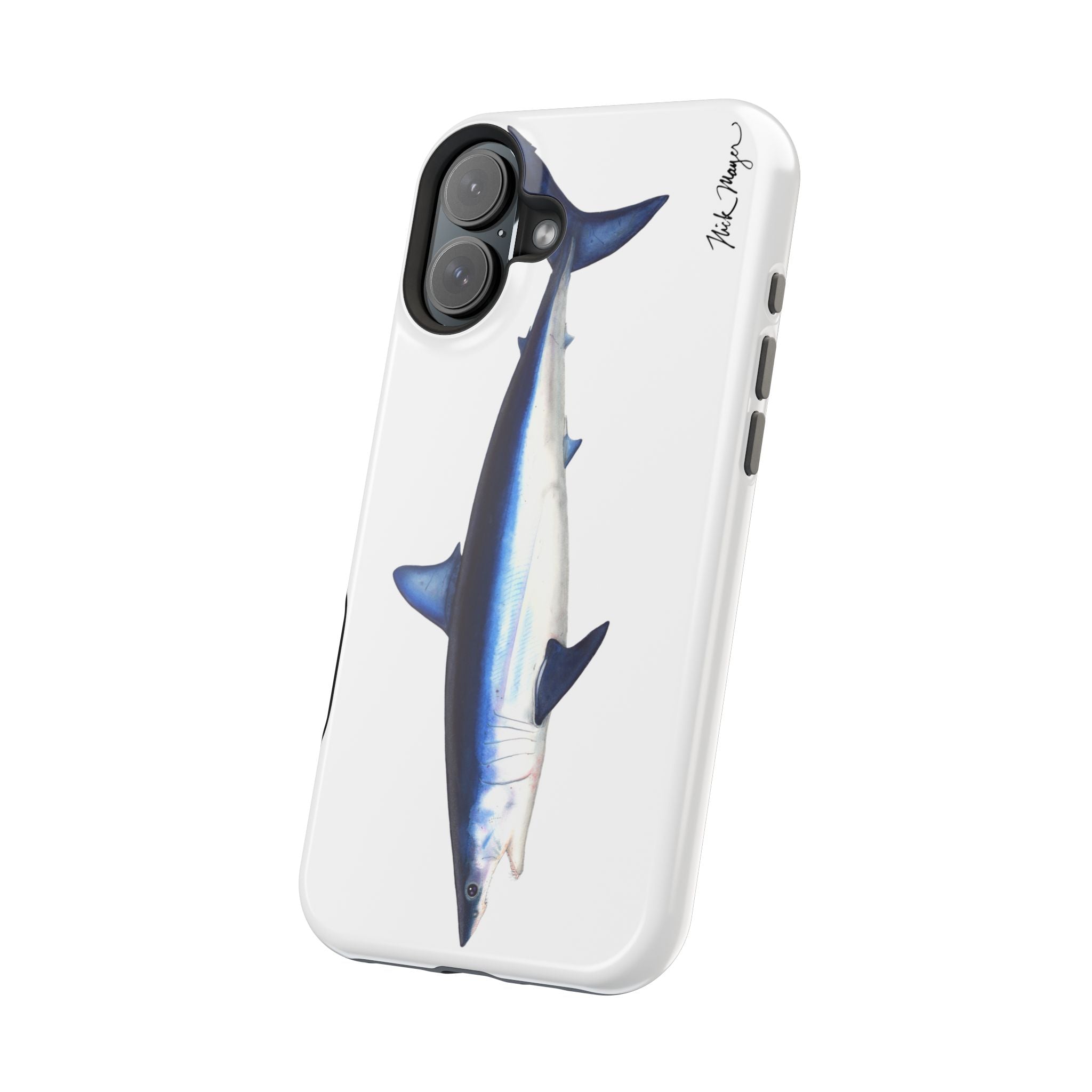 Mako Shark MagSafe White iPhone Case