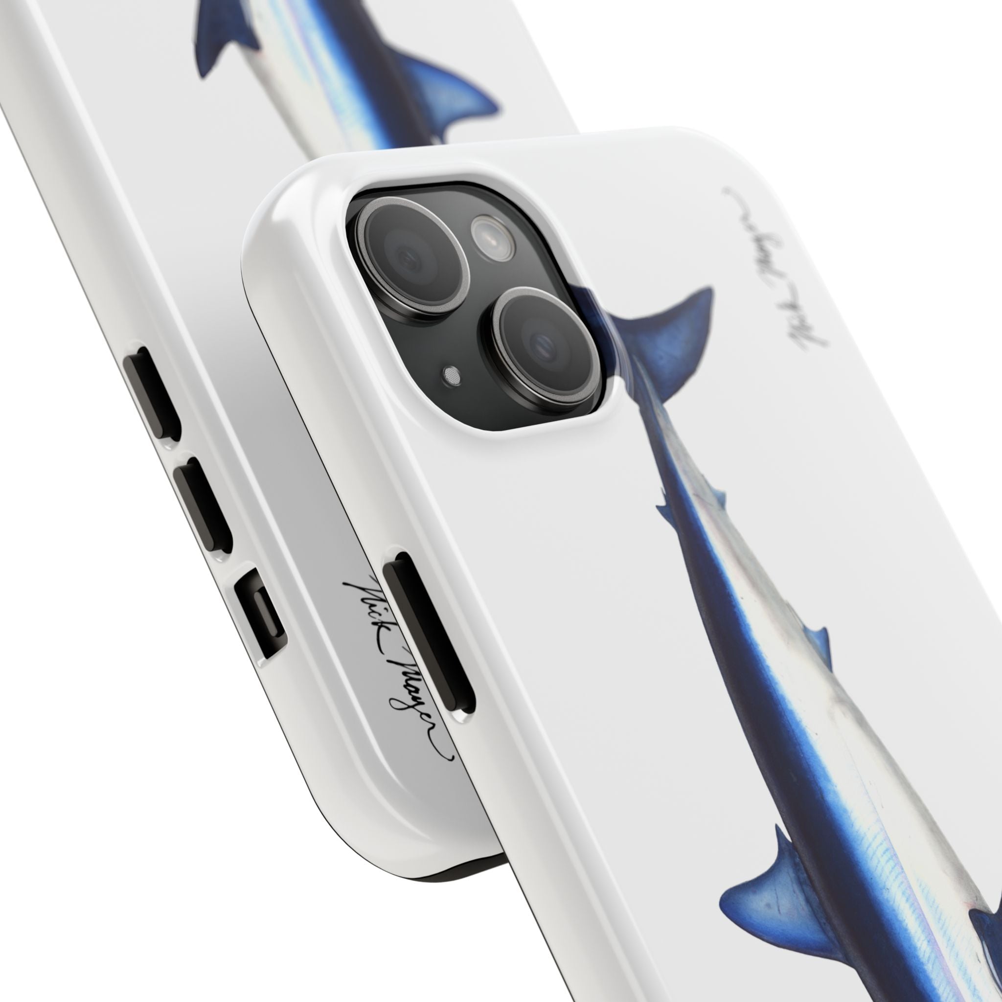 Mako Shark White Phone Case (iPhone)