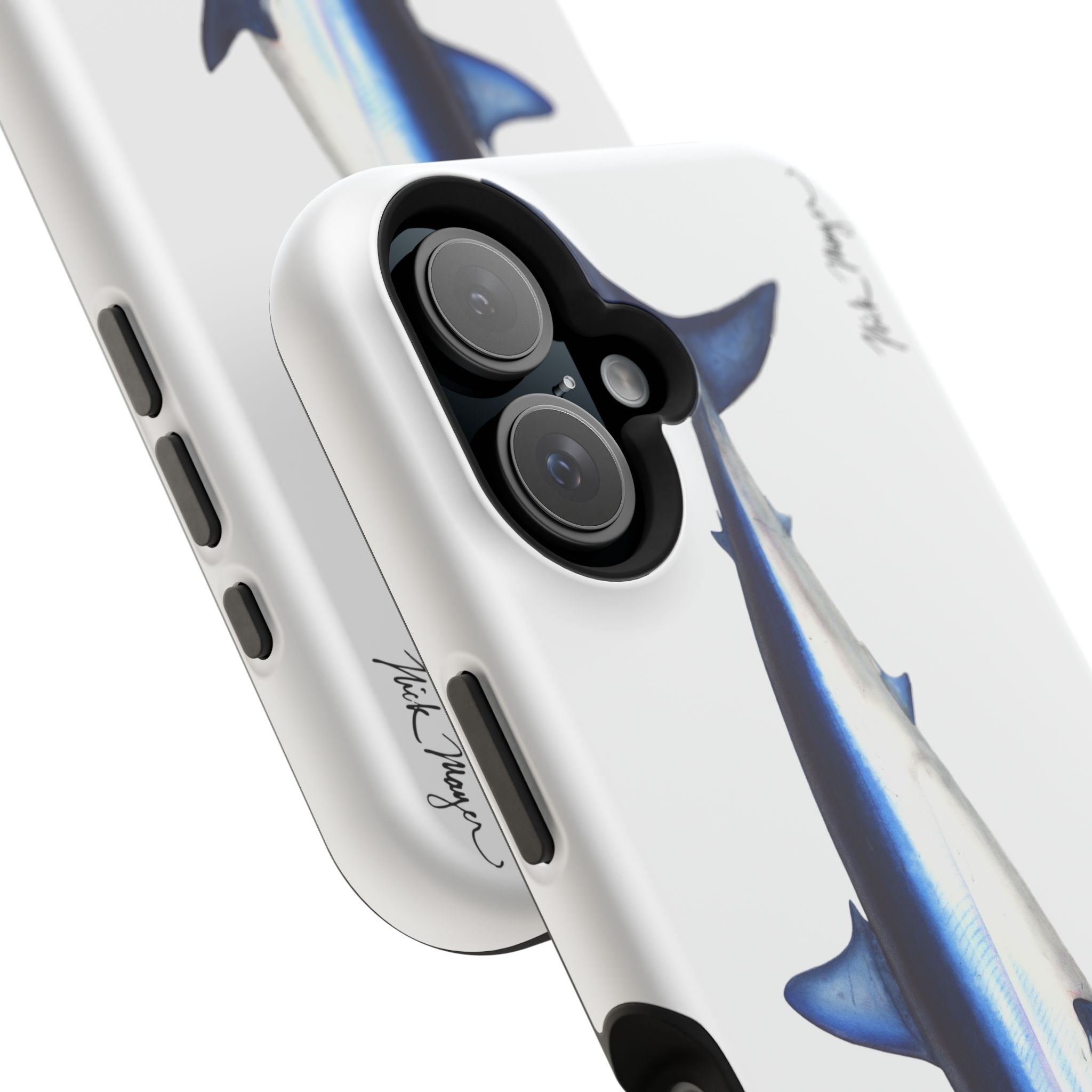 Mako Shark MagSafe White iPhone Case