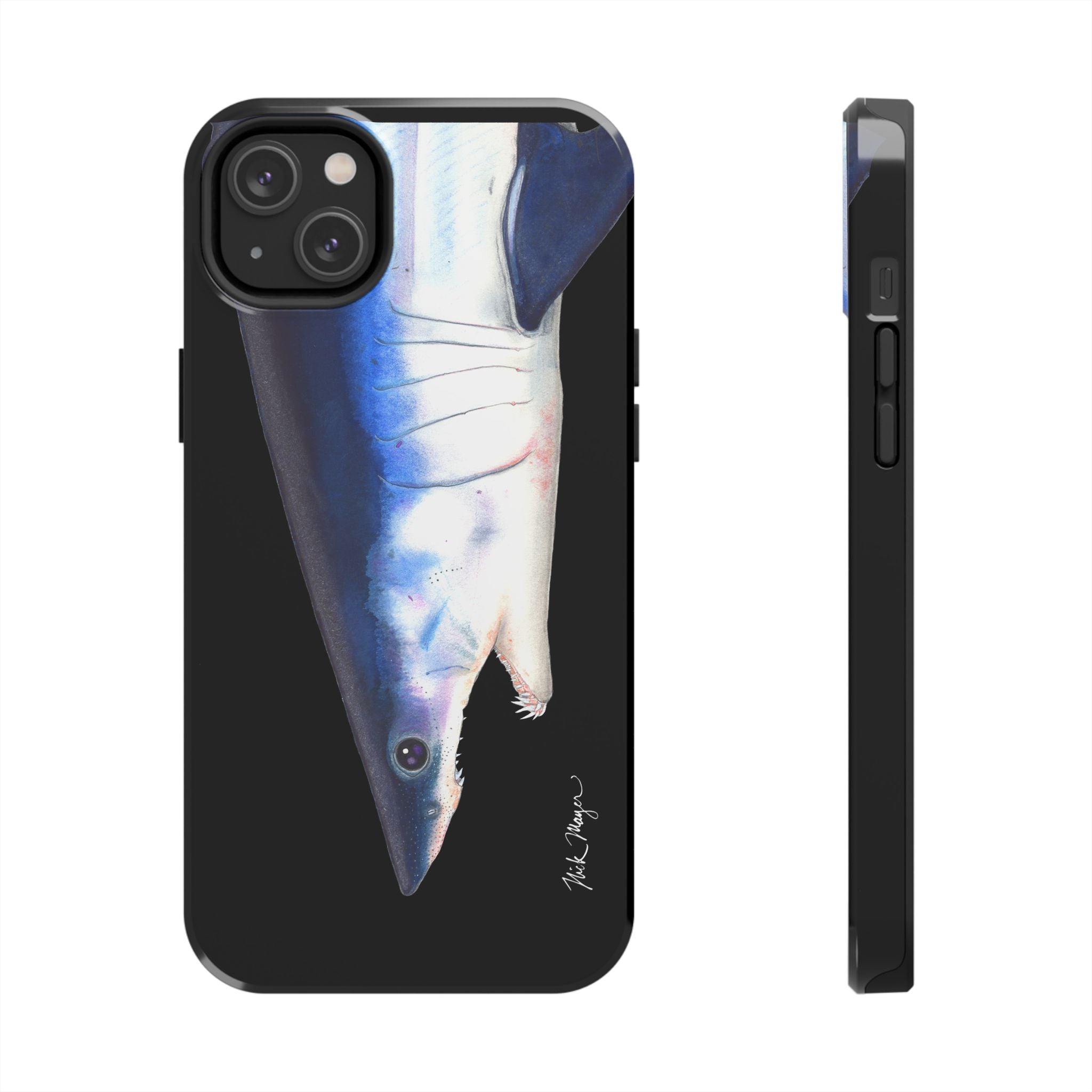 Mako Shark Face Black Case (iPhone)