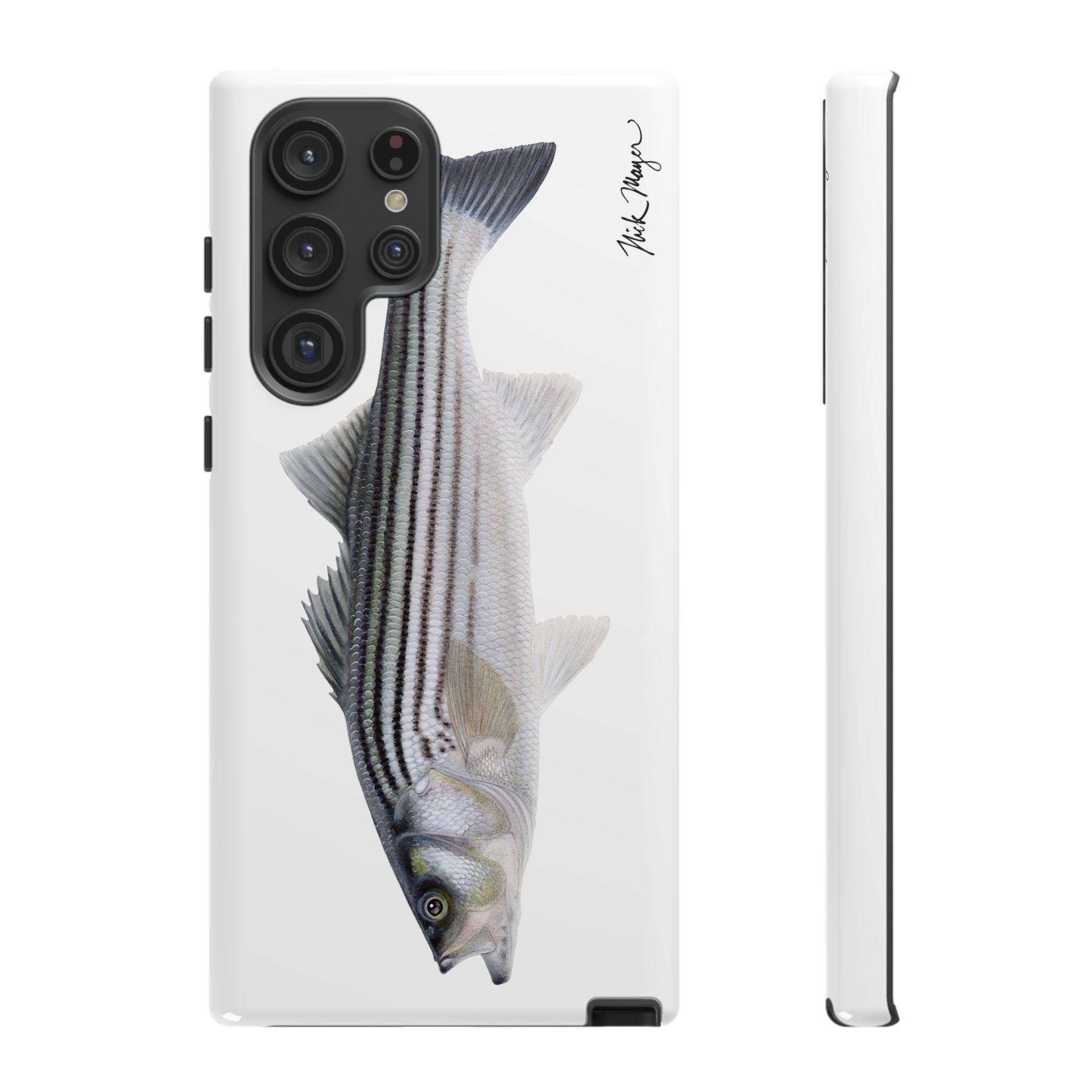 Schoolie Striper White Phone Case (Samsung)