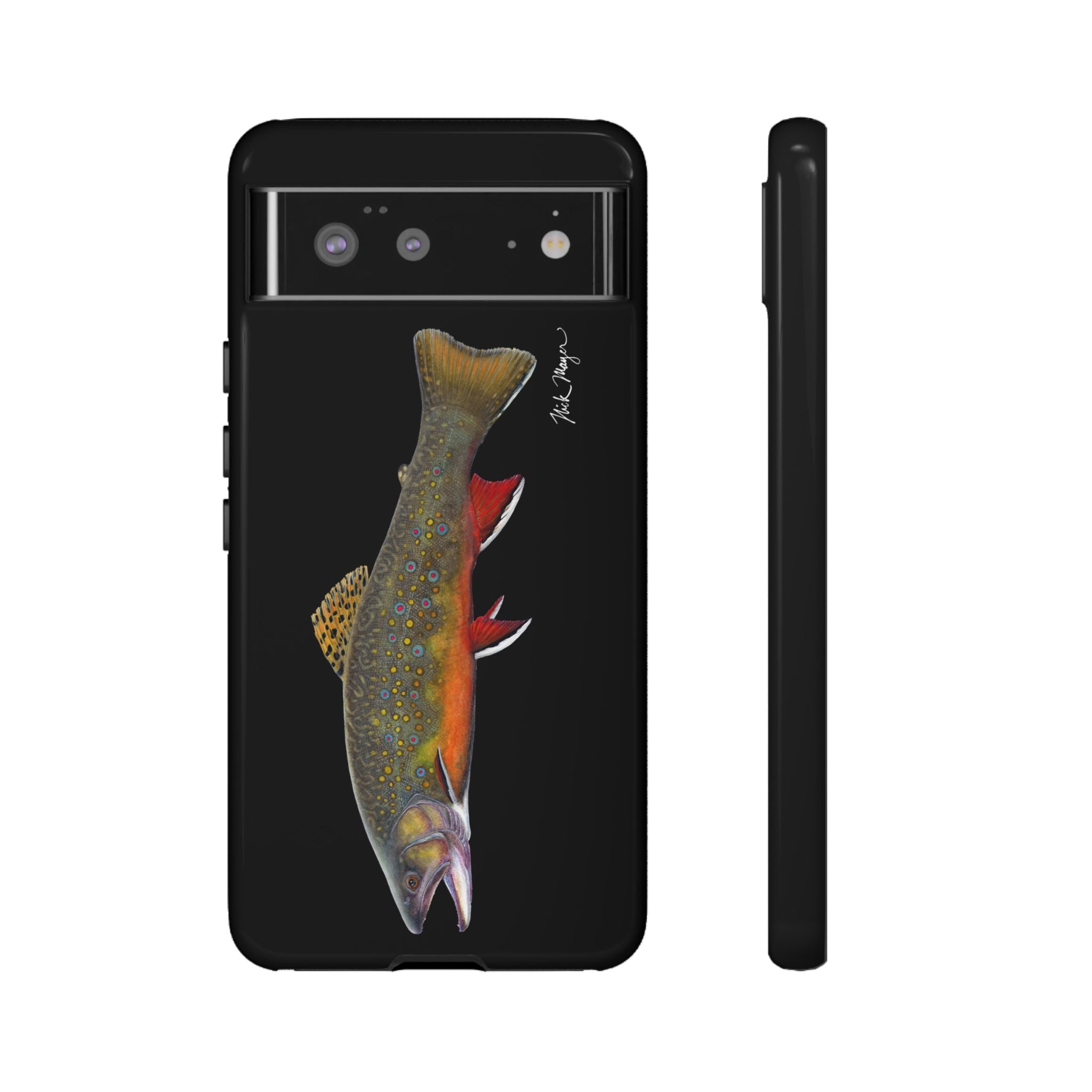 Brook Trout Black Phone Case (Samsung)