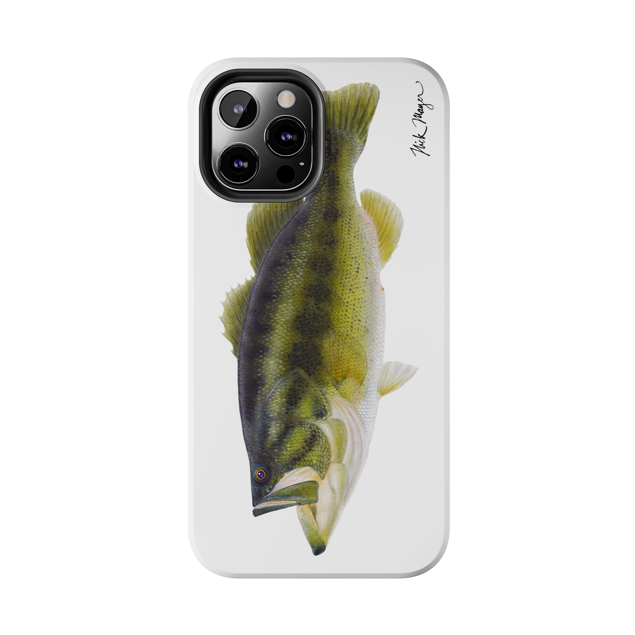 Largemouth Bass White Phone Case (iPhone)