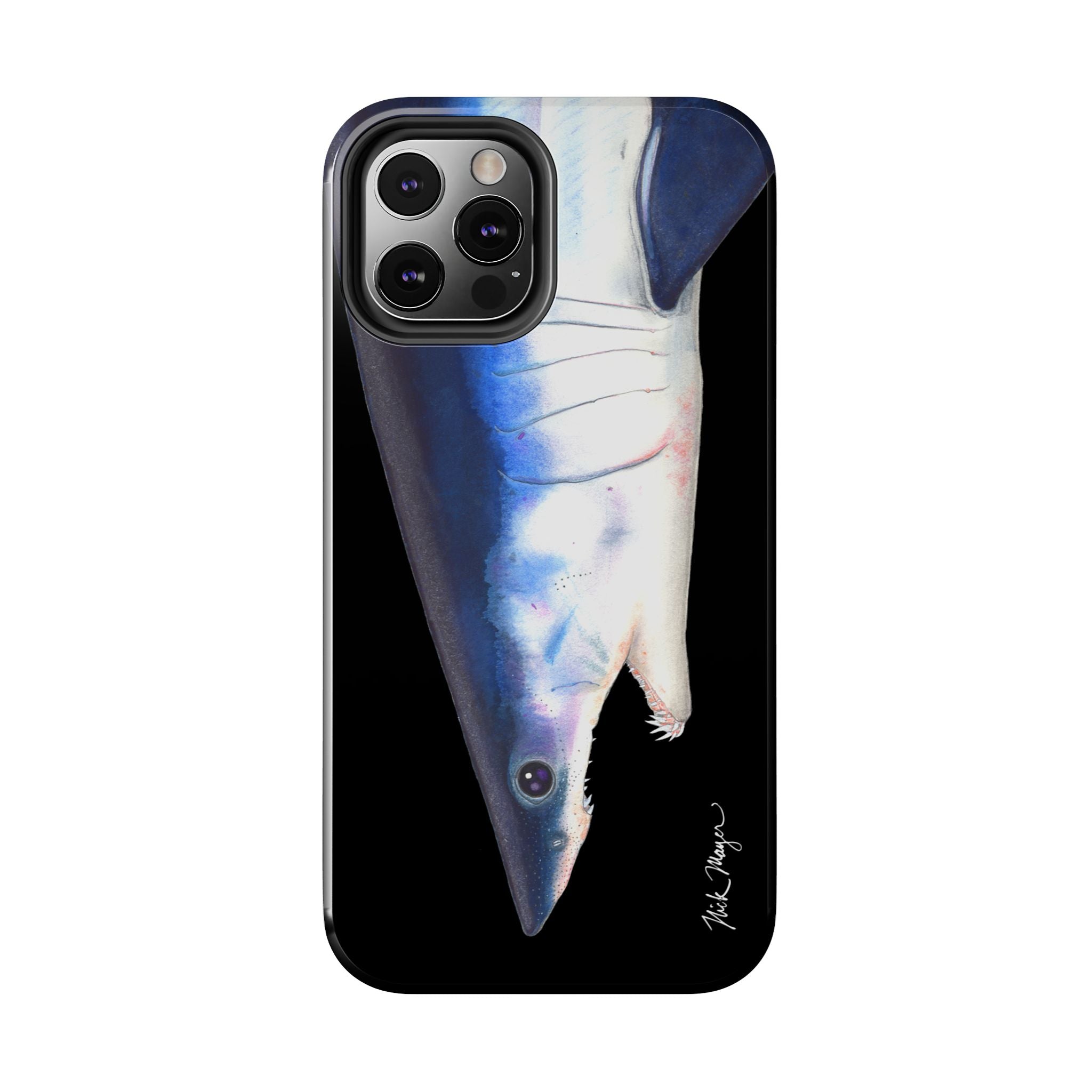 Mako Shark Face Black Case (iPhone)