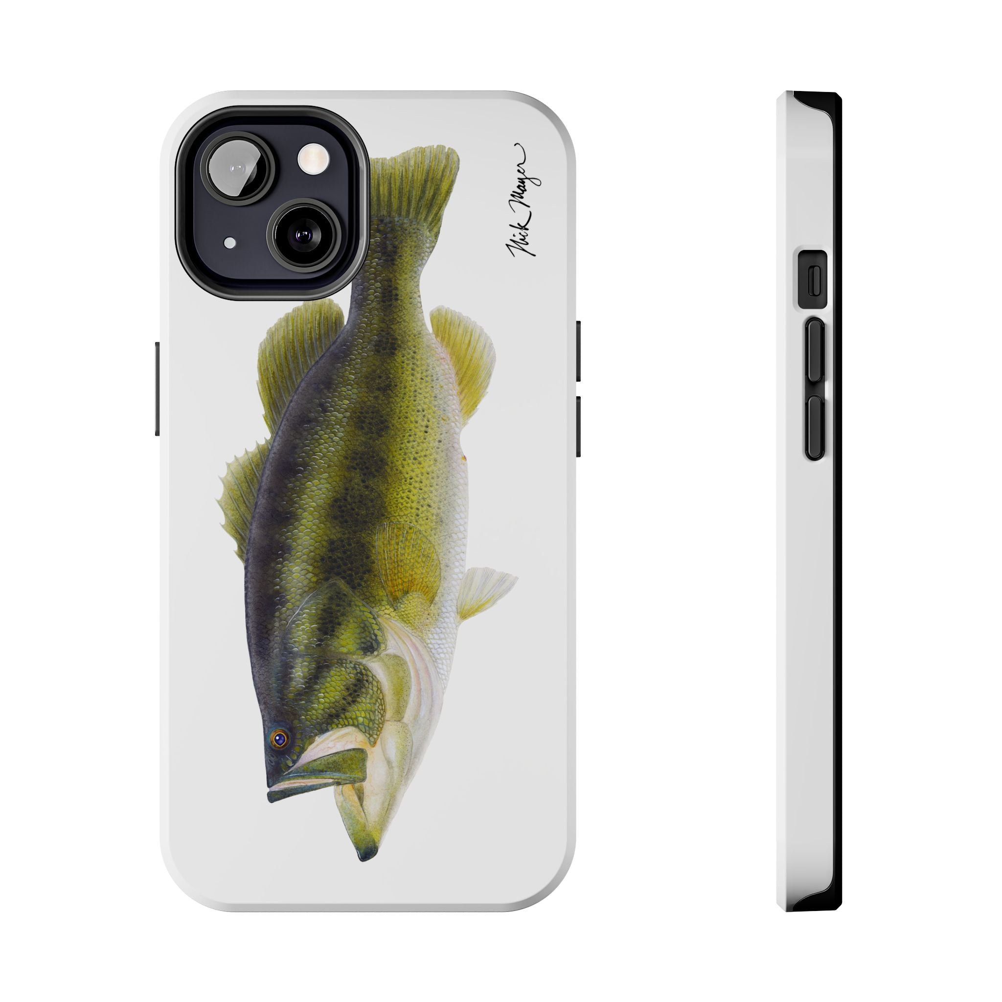 Largemouth Bass White Phone Case (iPhone)