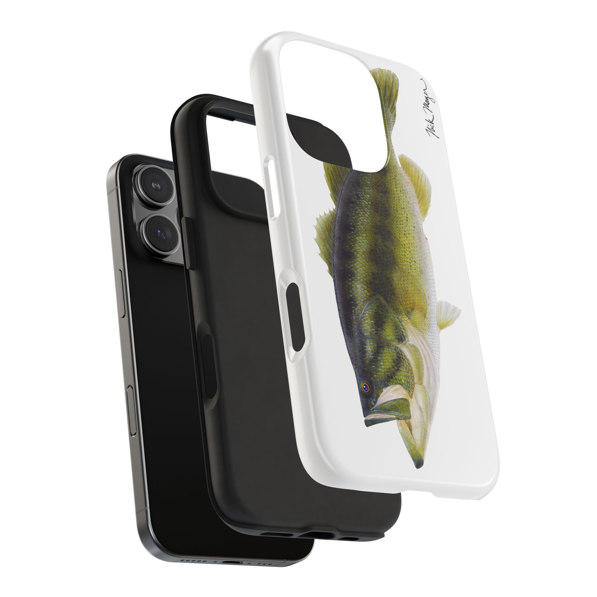 Largemouth Bass White Phone Case (iPhone)