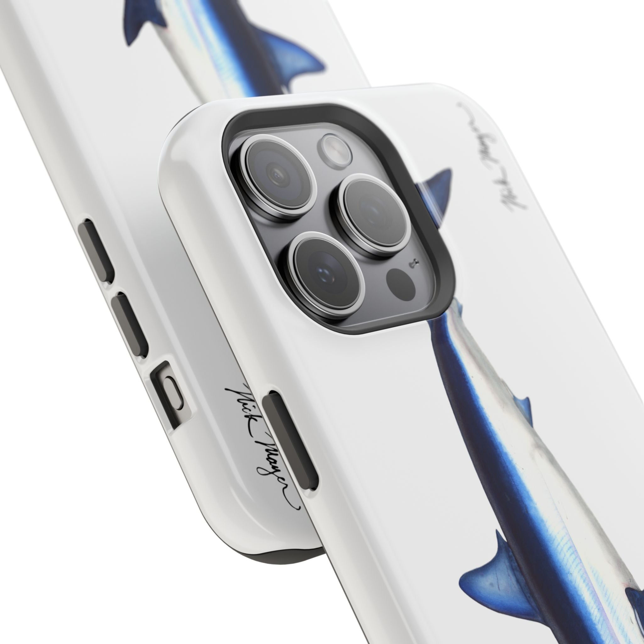 Mako Shark MagSafe White iPhone Case