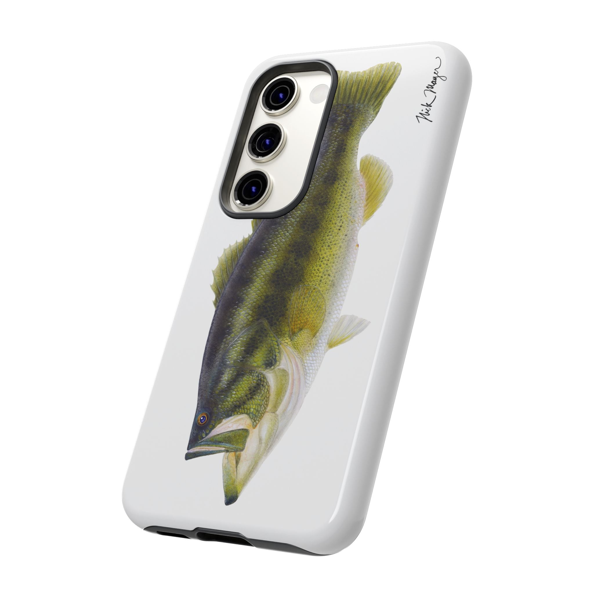 Largemouth Bass White Phone Case (Samsung)