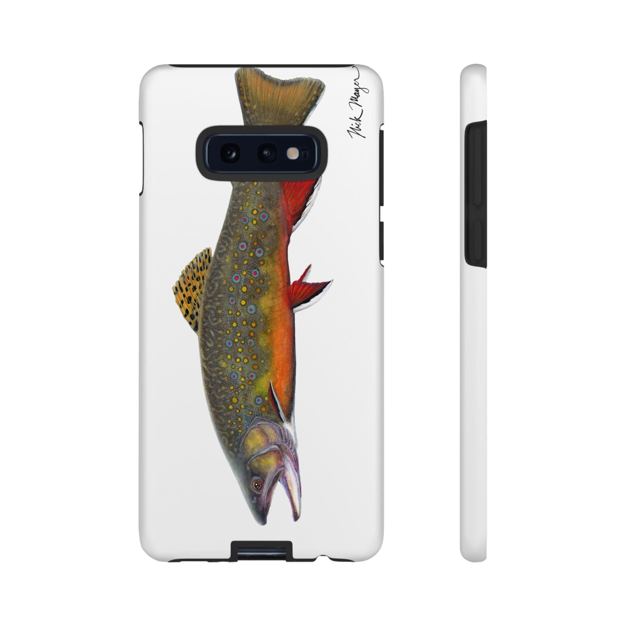 Brook Trout White Phone Case (Samsung)