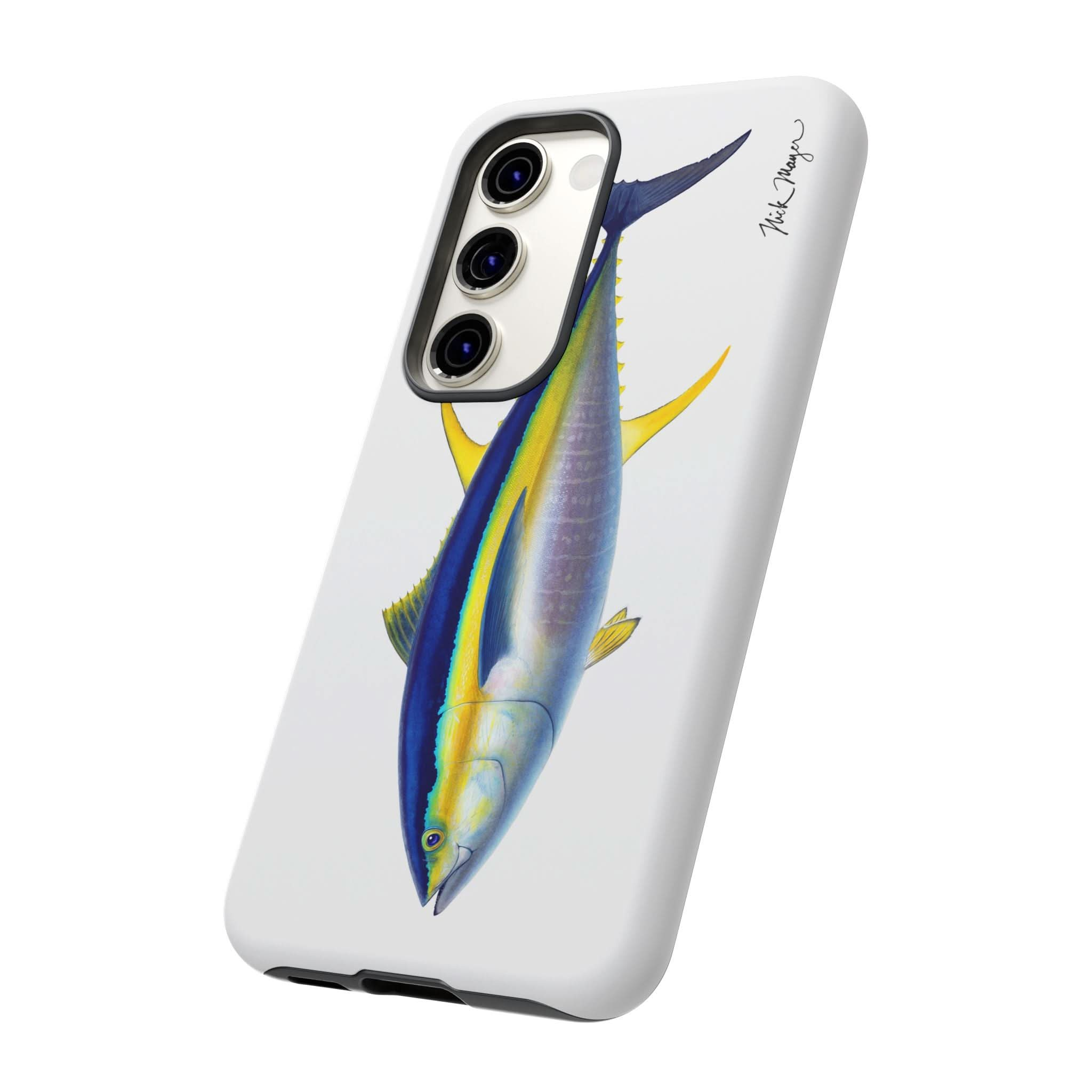 Yellowfin Tuna White Phone Case (Samsung)