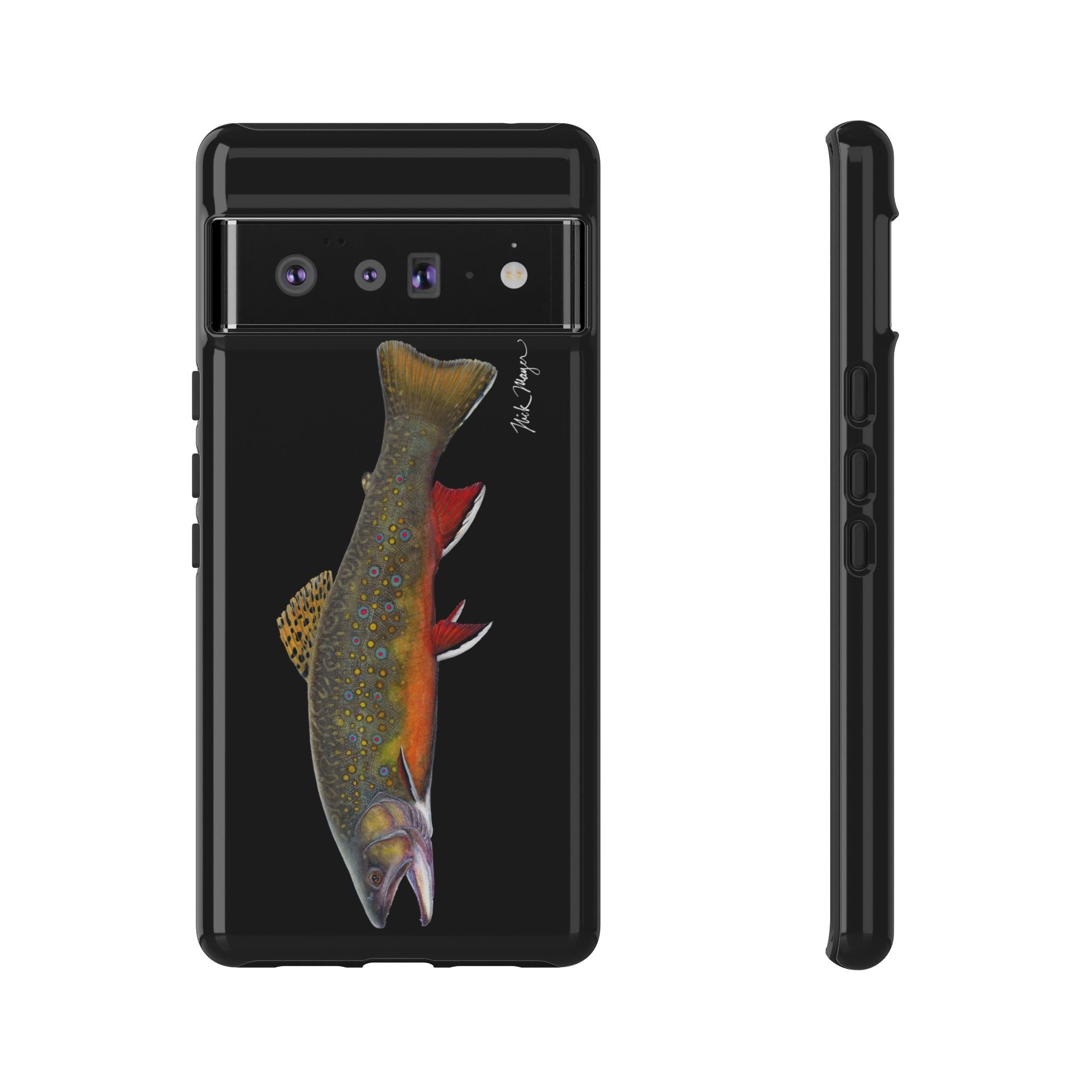 Brook Trout Black Phone Case (Samsung)