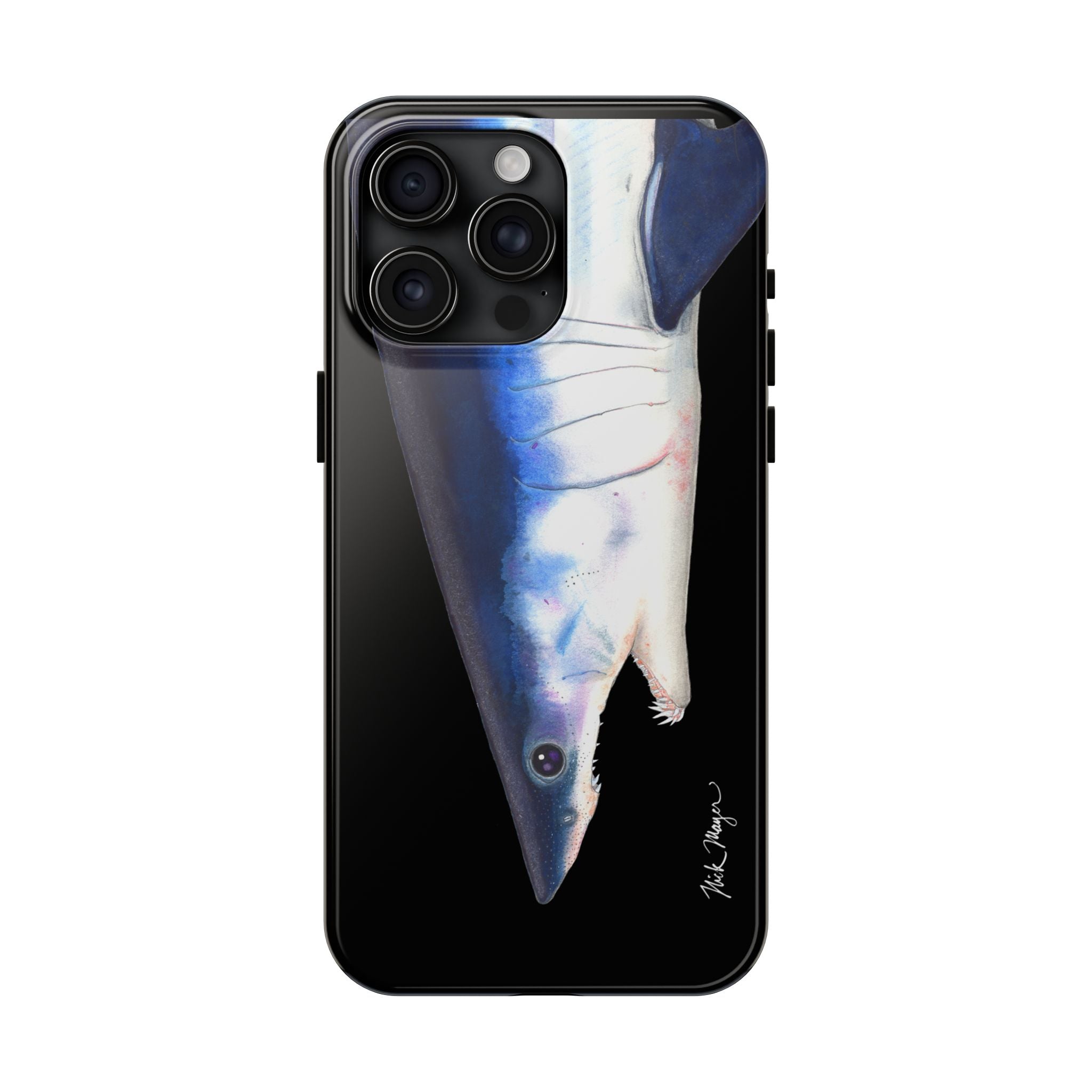 Mako Shark Face Black Case (iPhone)