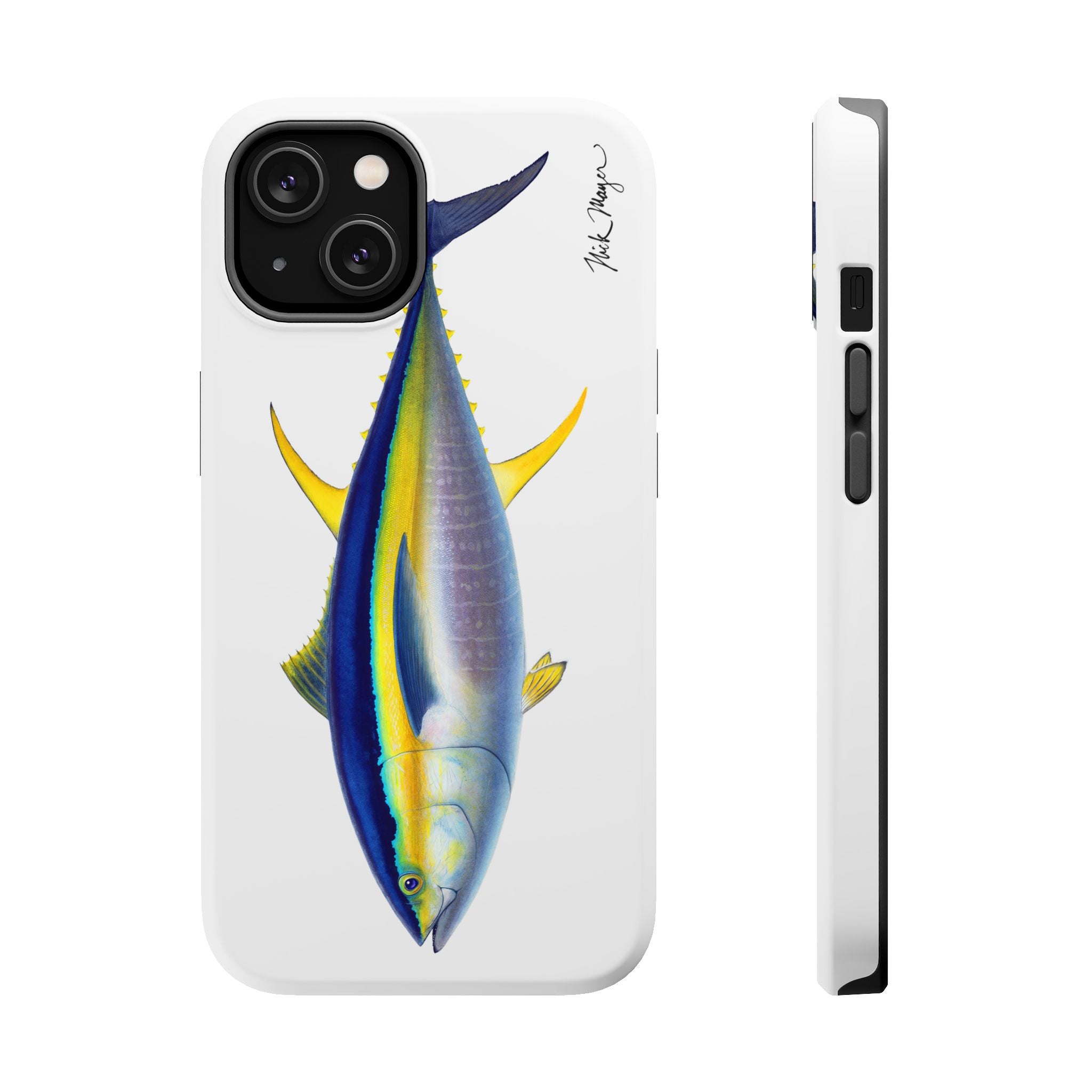 Yellowfin Tuna MagSafe White iPhone Case