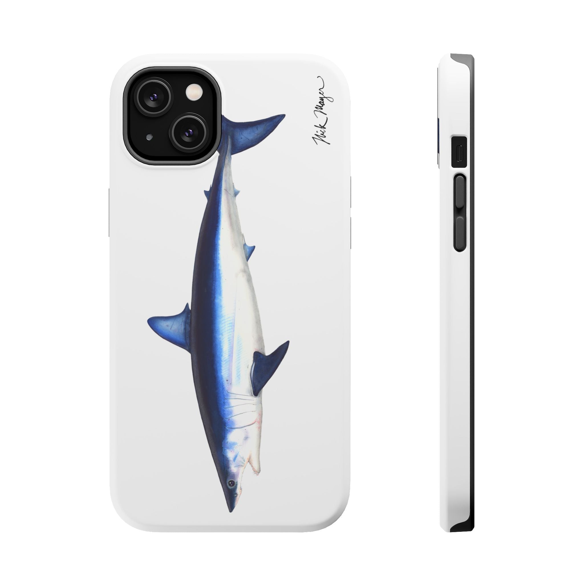 Mako Shark MagSafe White iPhone Case