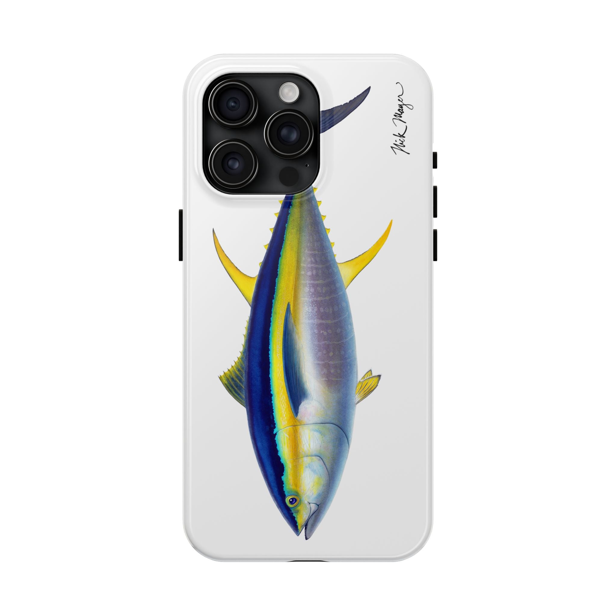 Yellowfin Tuna White Phone Case (iPhone)