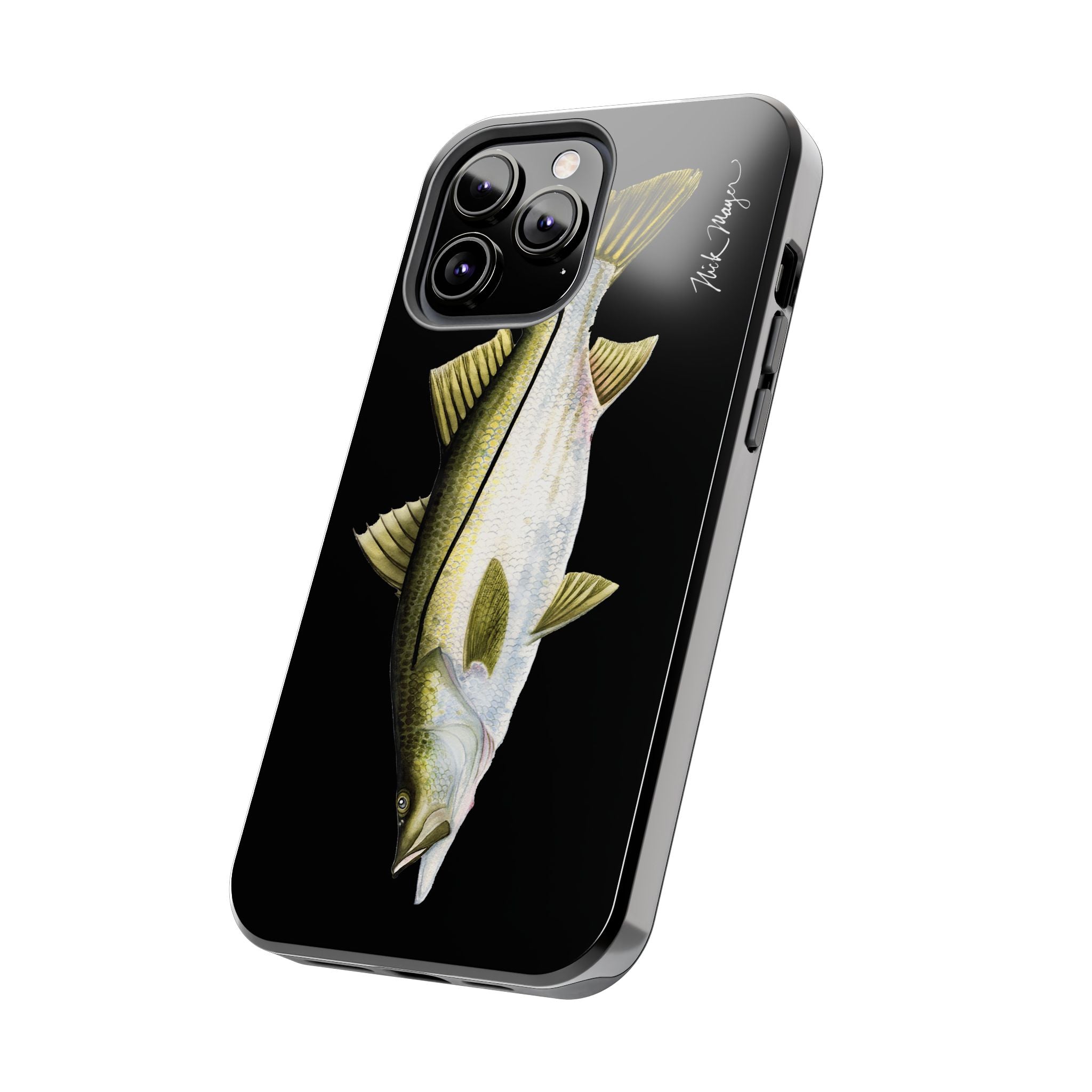 Snook Black Phone Case (iPhone)