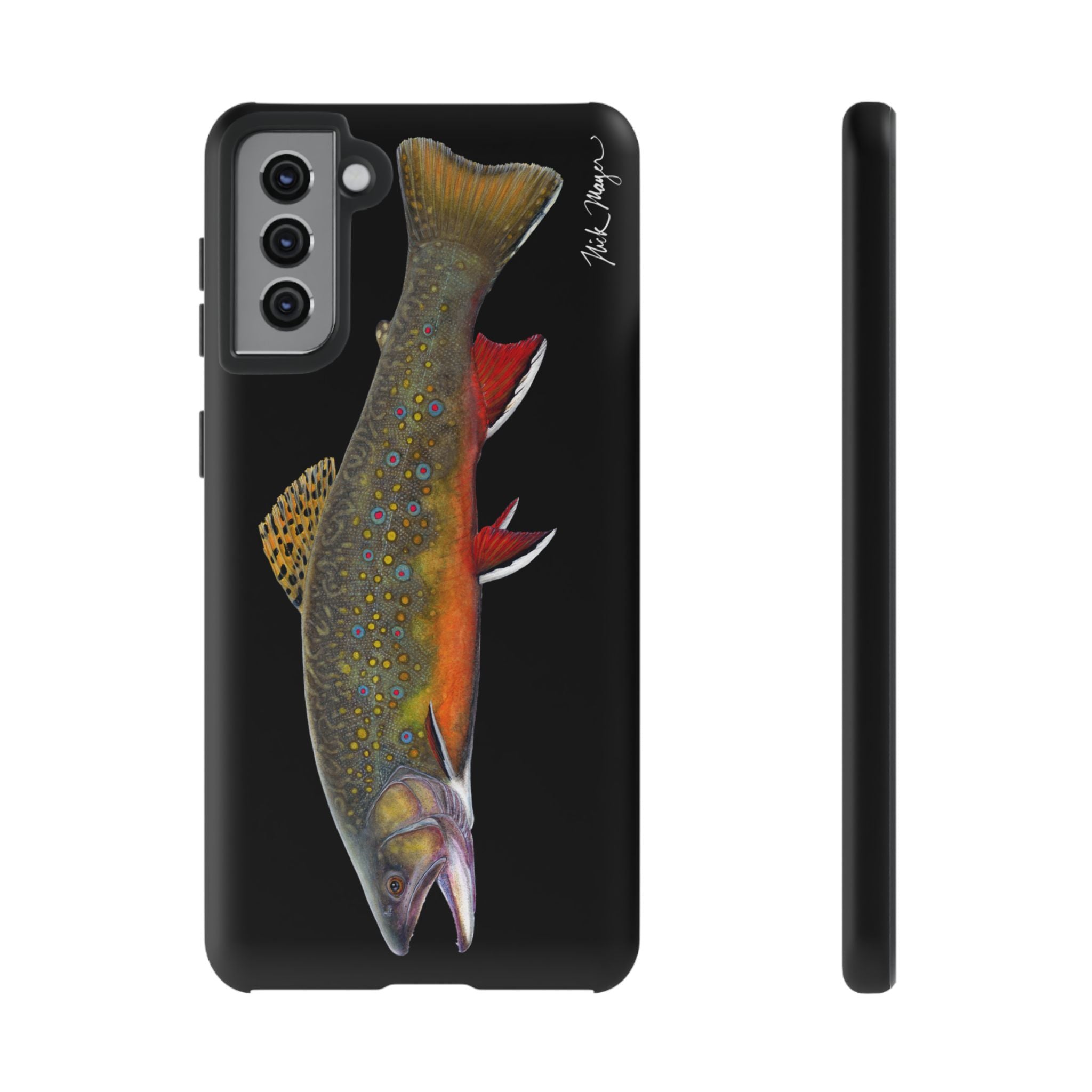 Brook Trout Black Phone Case (Samsung)