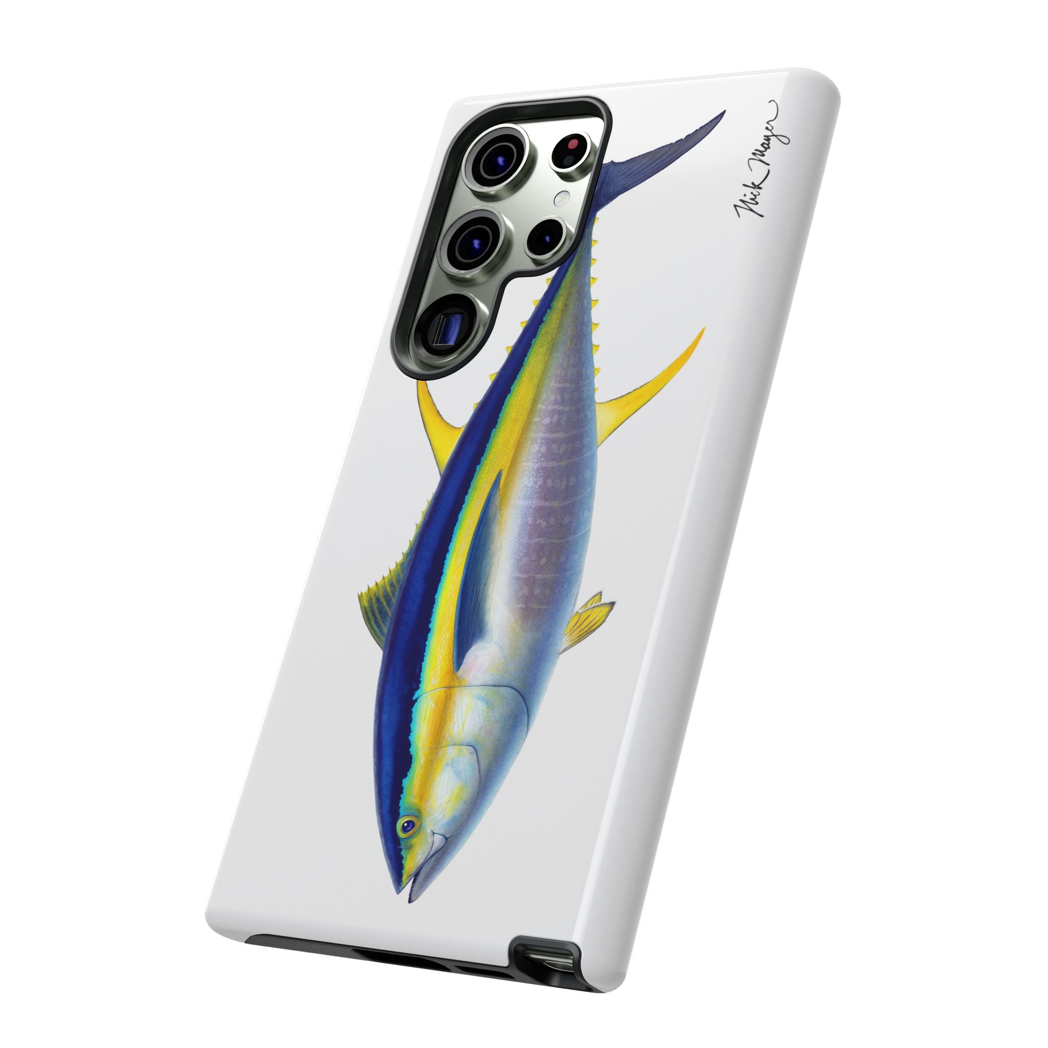 Yellowfin Tuna Black Phone Case (Samsung)