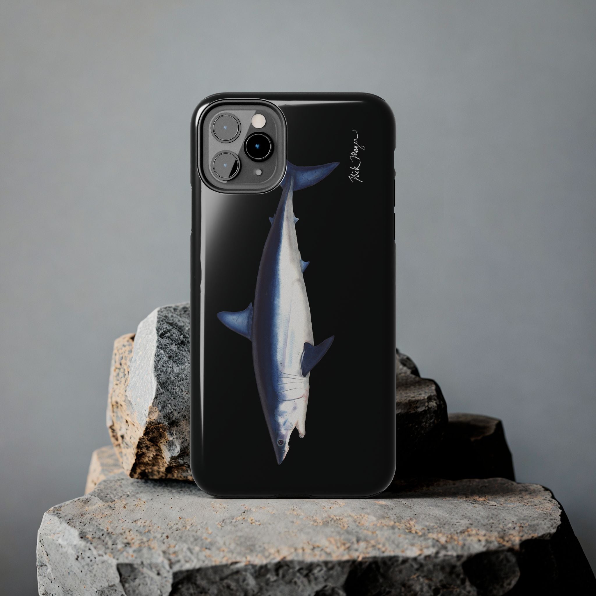 Mako Shark Black iPhone Case