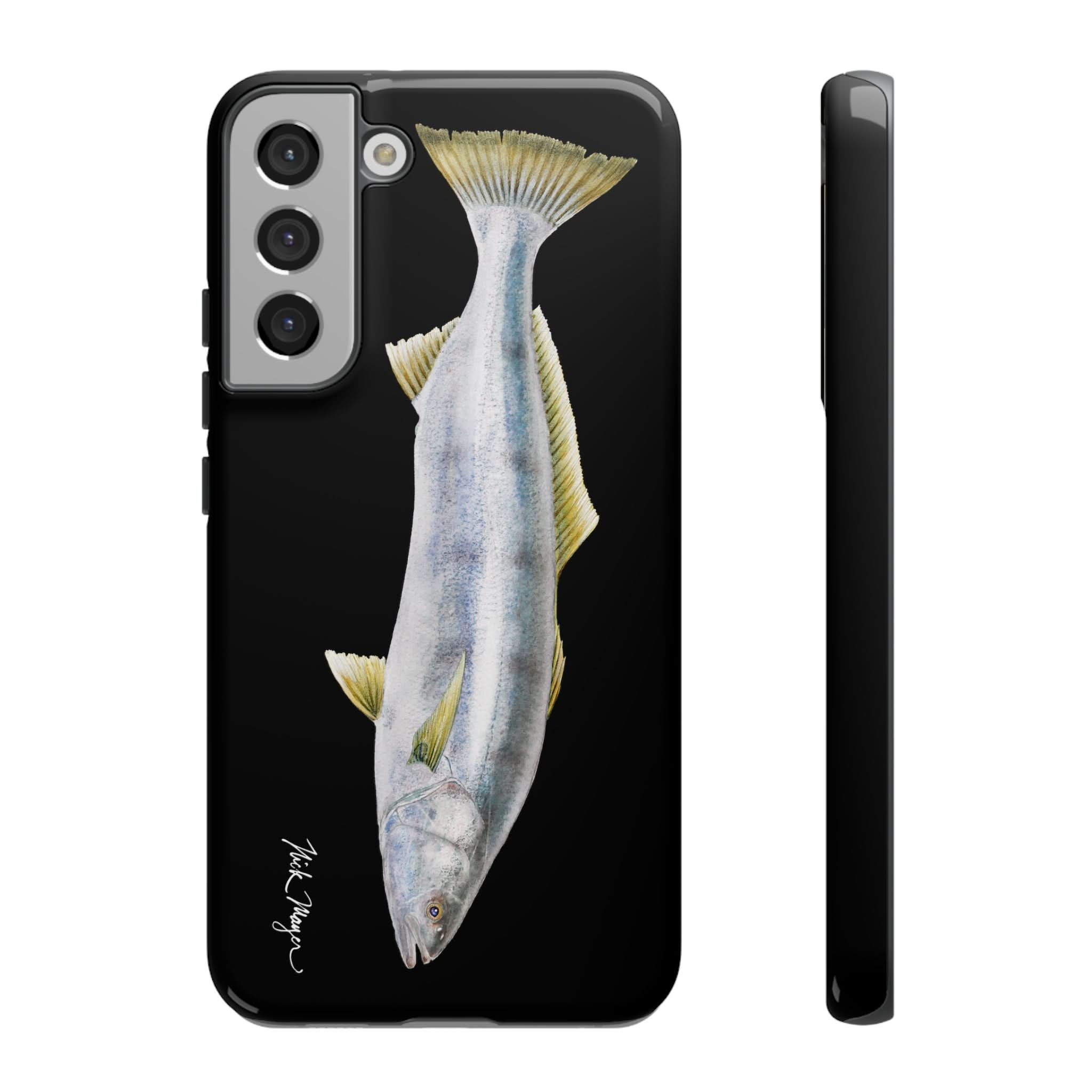 White Sea Bass Phone Case (Samsung) - black