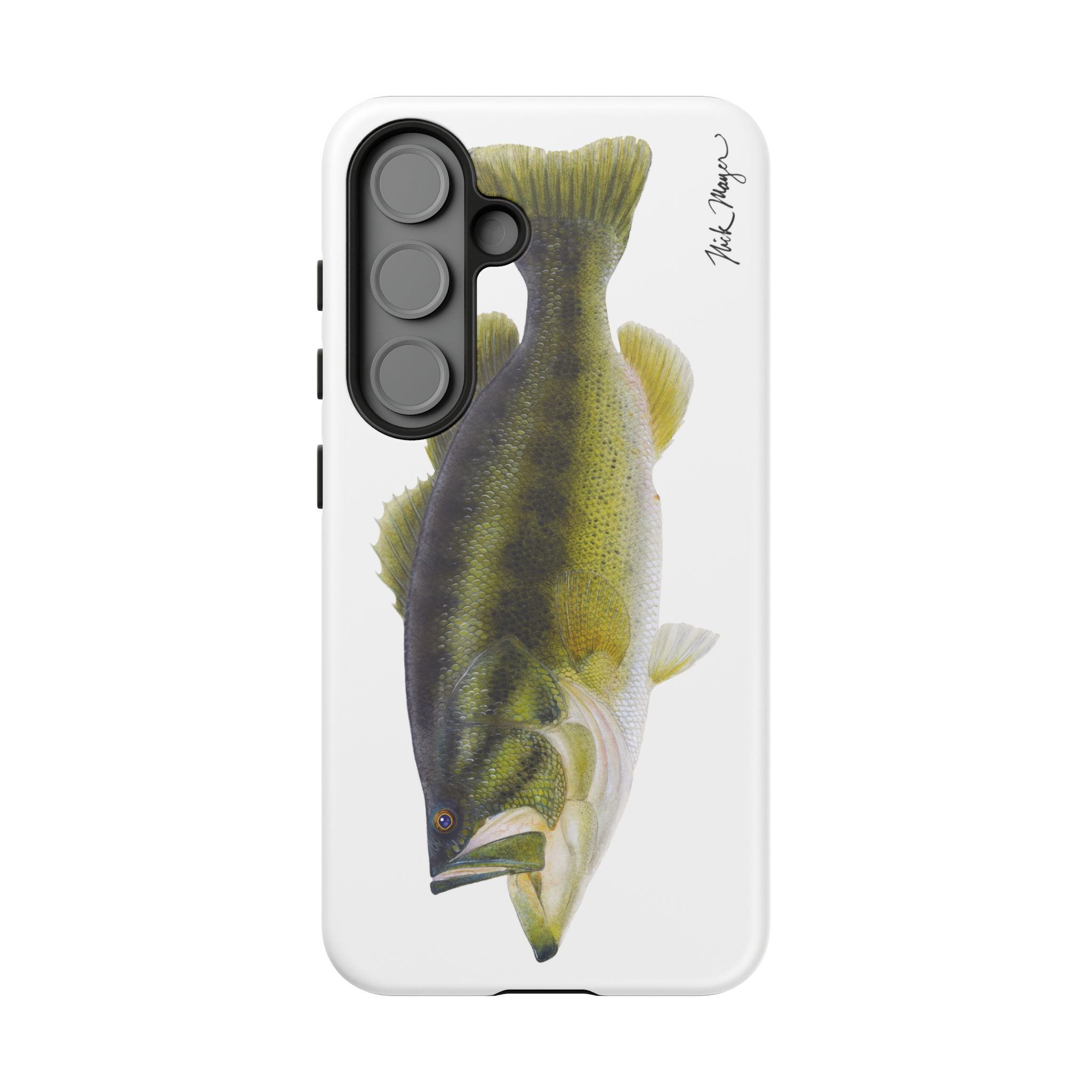 Largemouth Bass White Phone Case (Samsung)