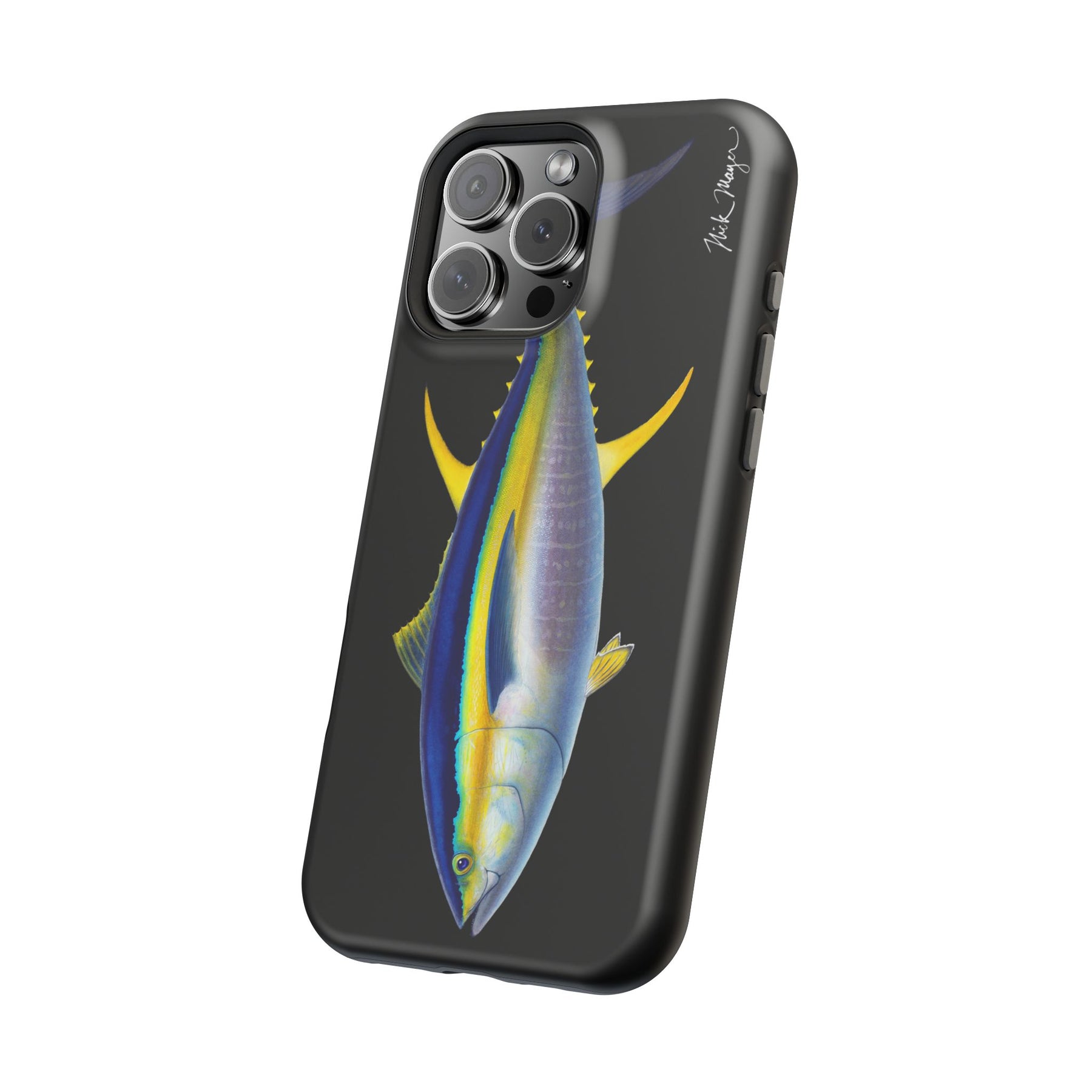 Yellowfin Tuna MagSafe Black iPhone Case