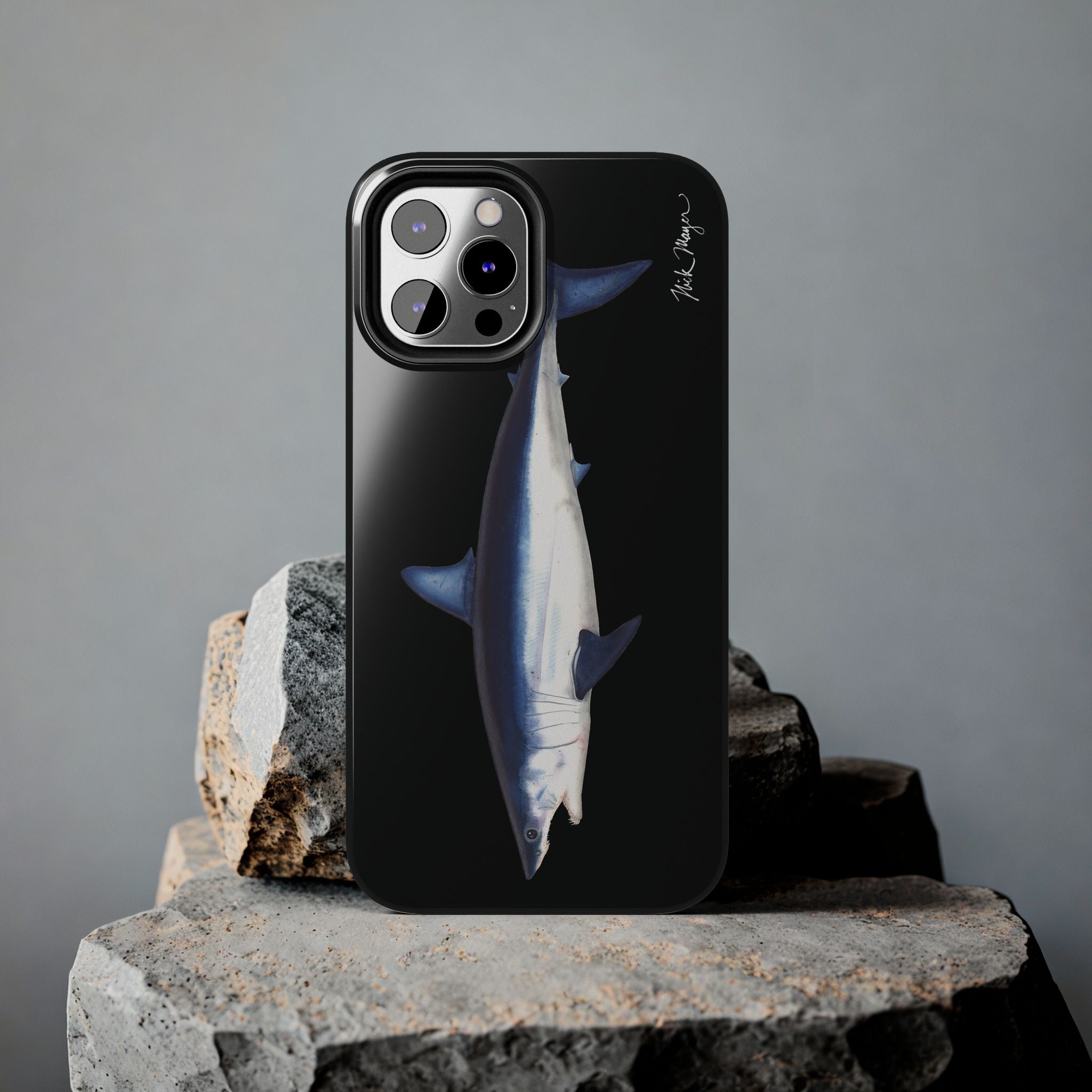 Mako Shark Black iPhone Case