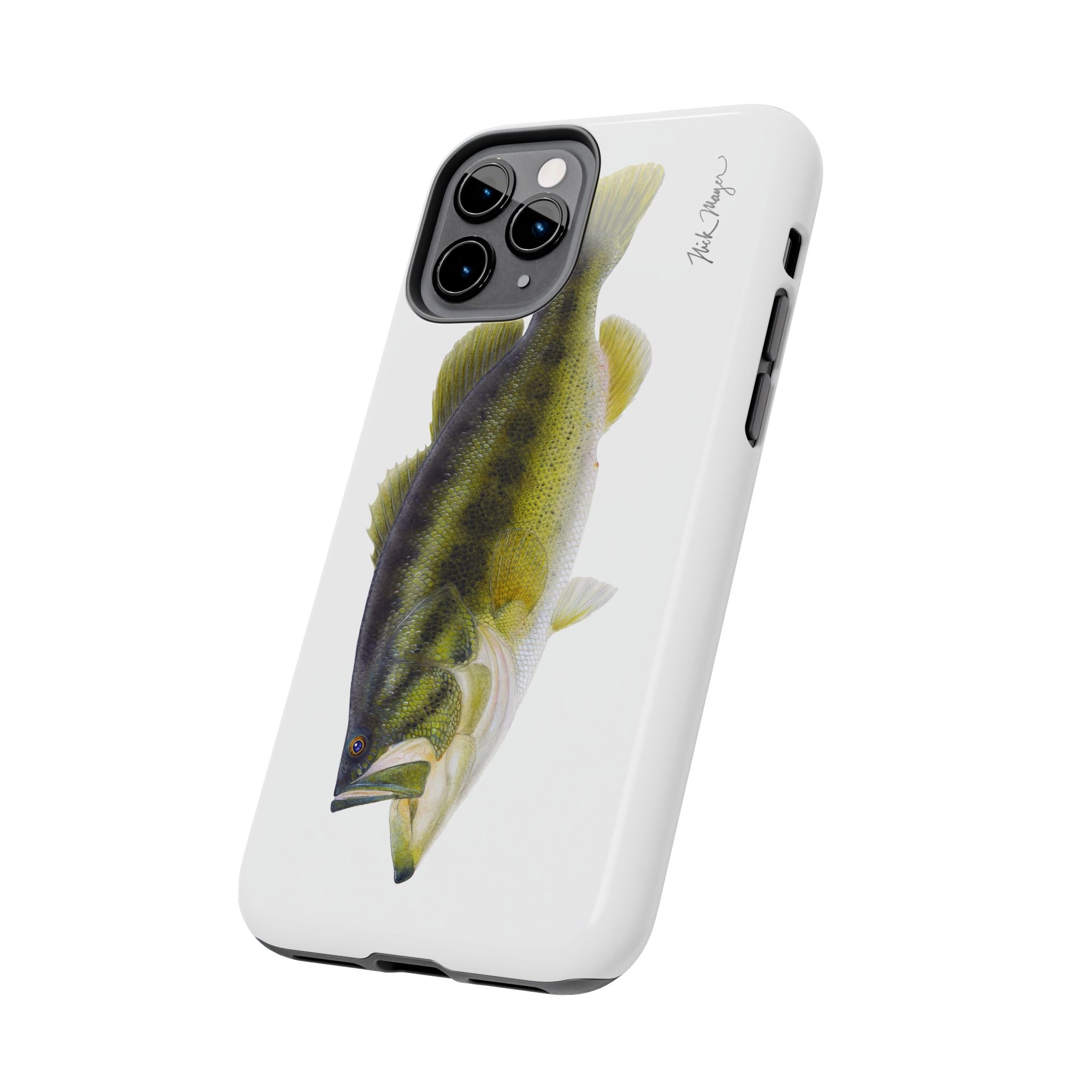 Largemouth Bass White Phone Case (iPhone)