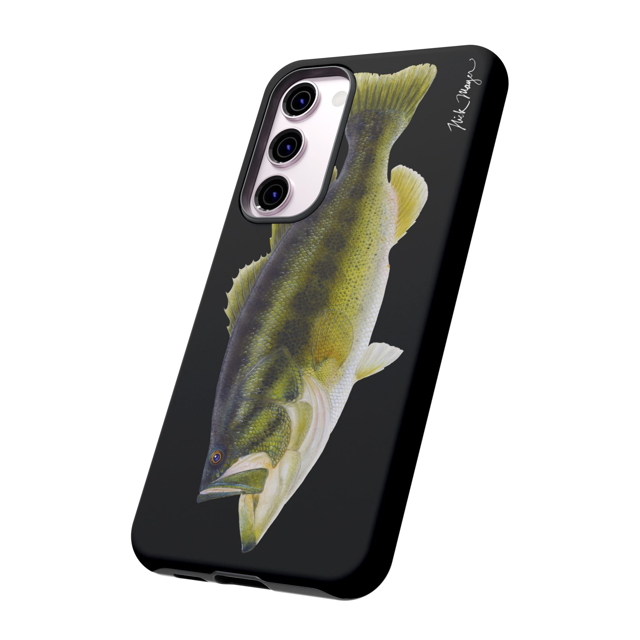 Largemouth Bass Black Phone Case (Samsung)