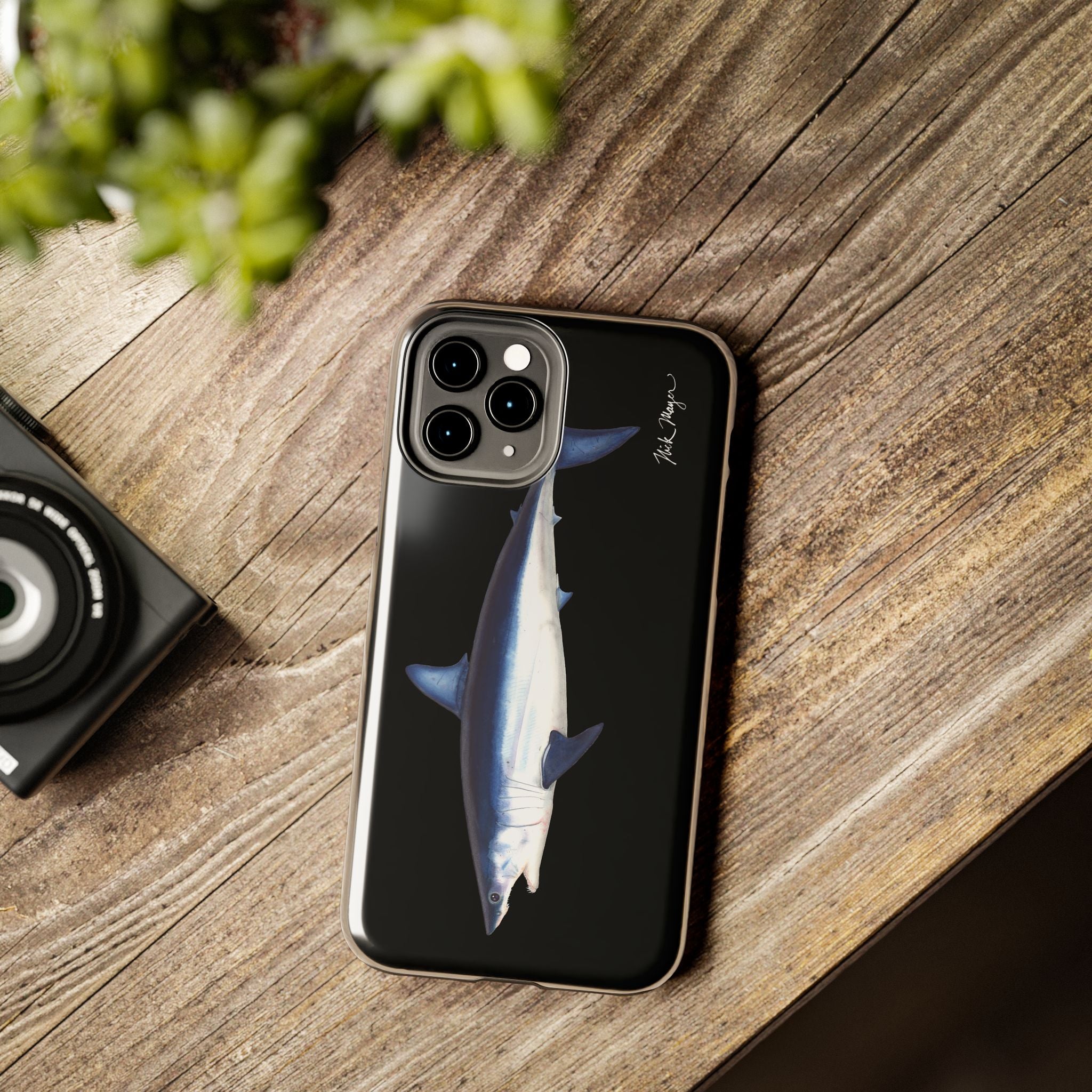 Mako Shark Black iPhone Case