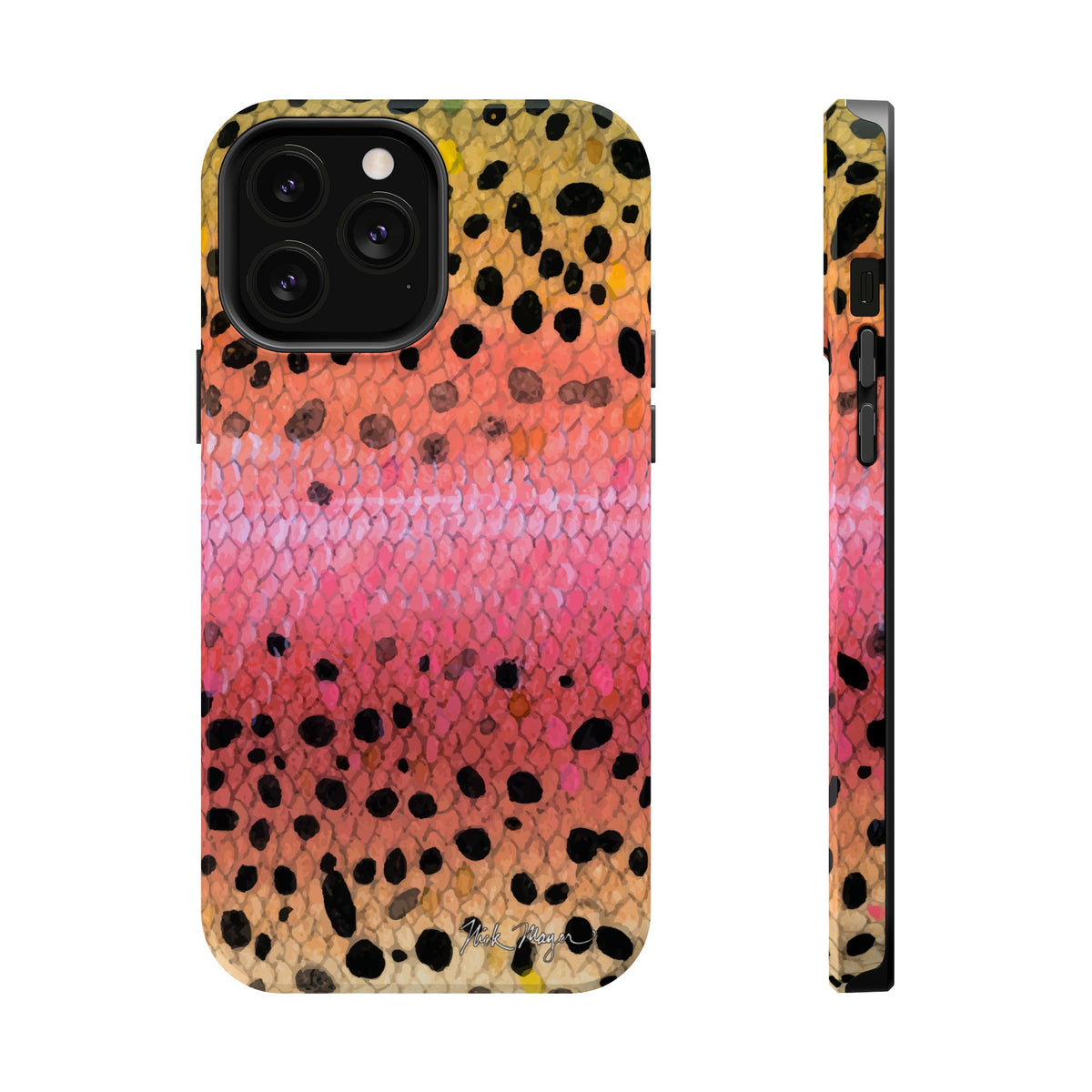 Rainbow Trout Skin MagSafe iPhone Case