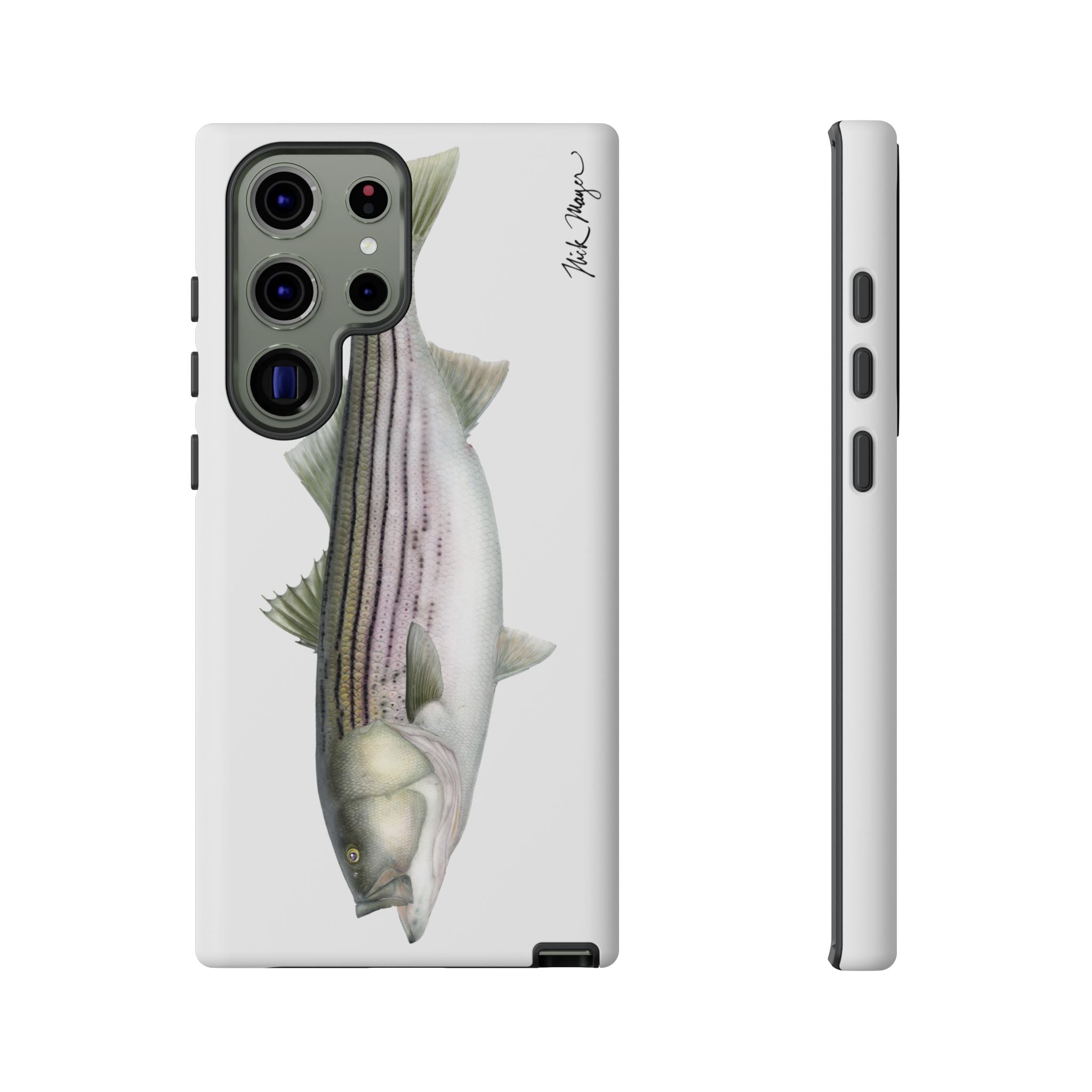 30 lb Striper White Phone Case (Samsung)